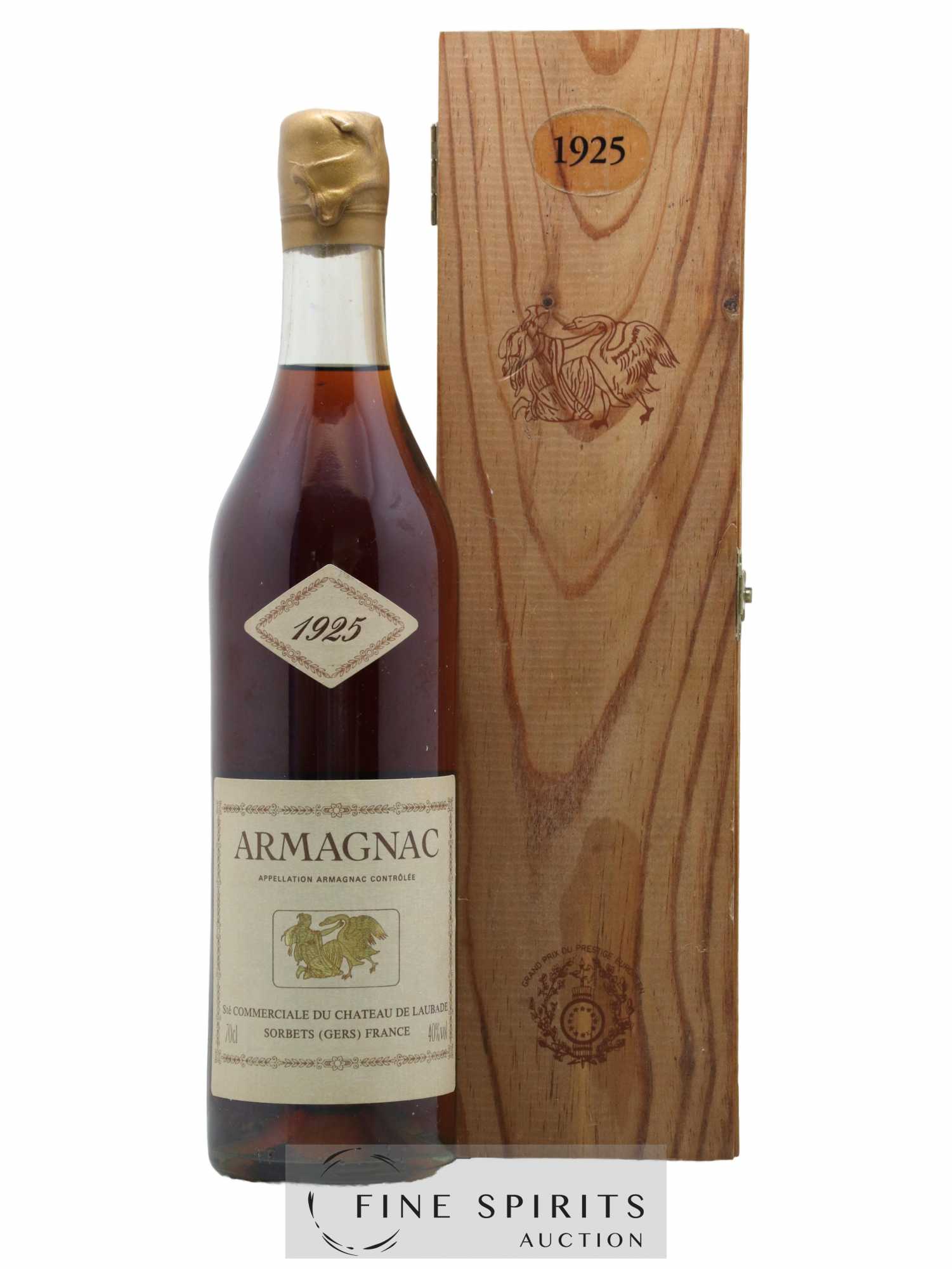 Château de Laubade 1925 Of. bottled 1990