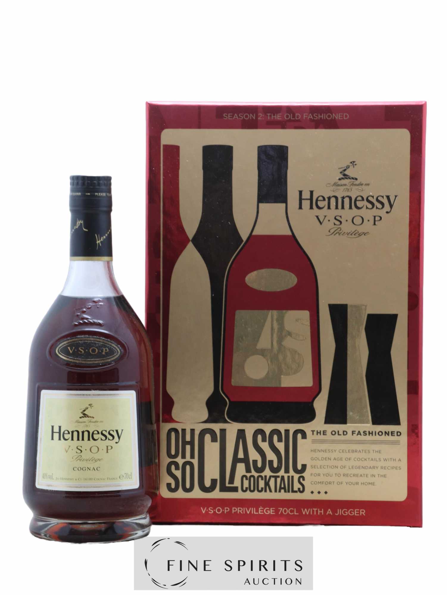 Hennessy Of. V.S.O.P. Privilège The Old Fashioned (with a jigger) So Classic Coktails