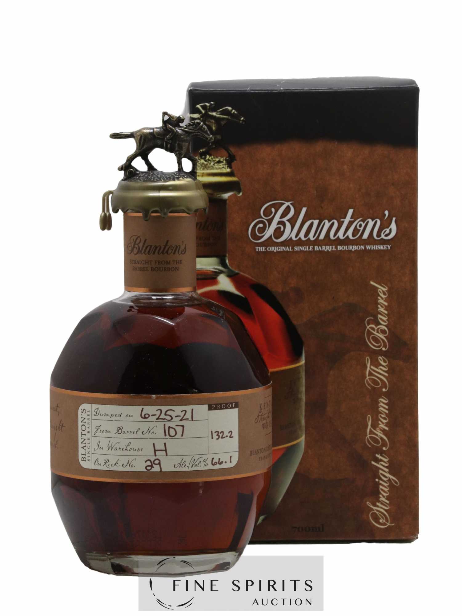 Blanton's Of. Warehouse H - Barrel n°107 - dumped 2021