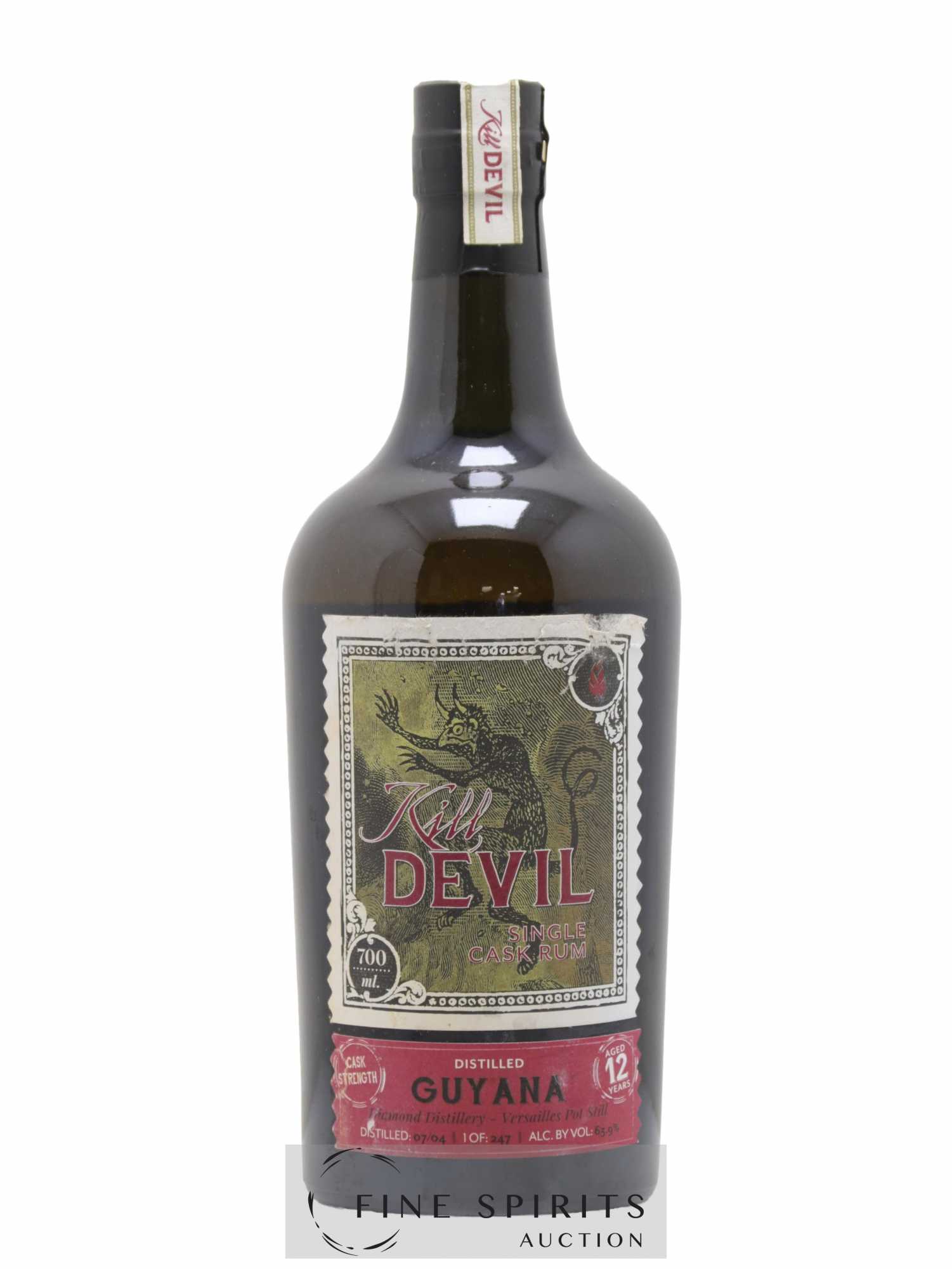 Kill Devil 12 years 2004 Edition Spirits Guyana One of 247 Cask Strength