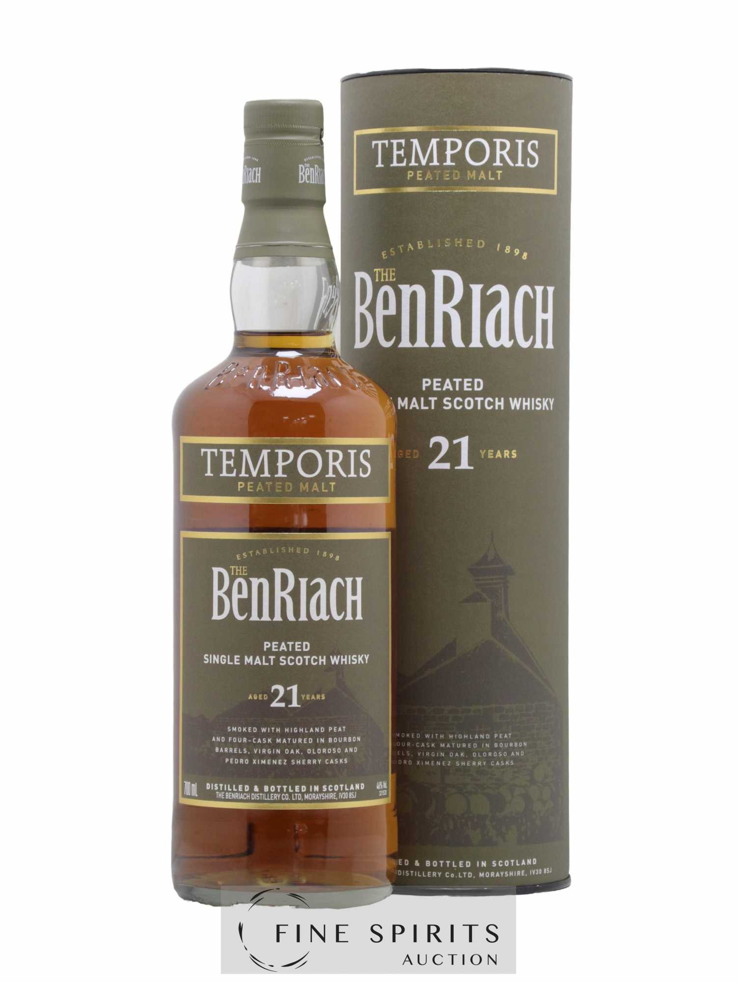 Benriach 21 years Of. Temporis Peated Malt