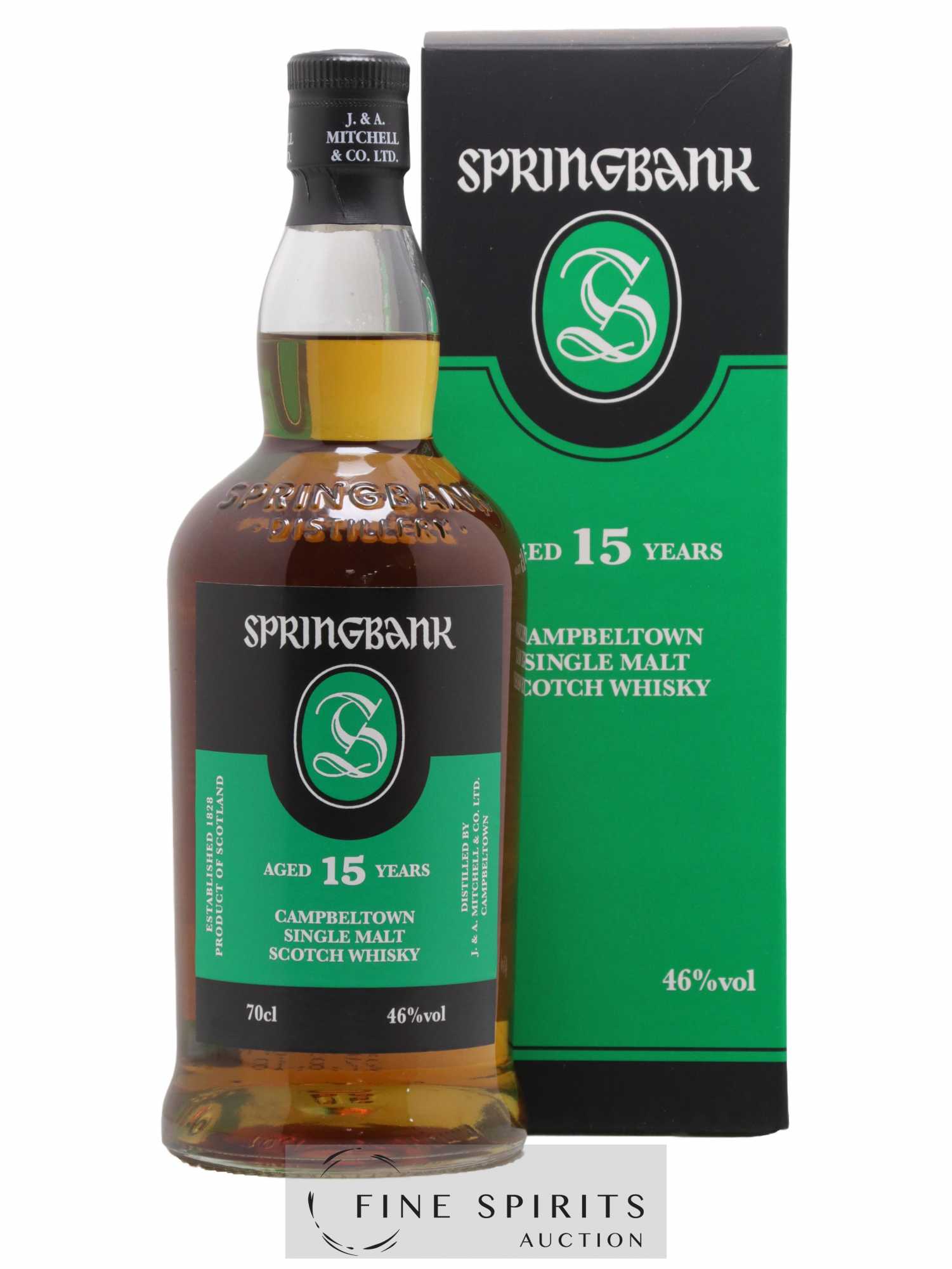 Buy Springbank 15 years Of. Green Label (lot: 405)