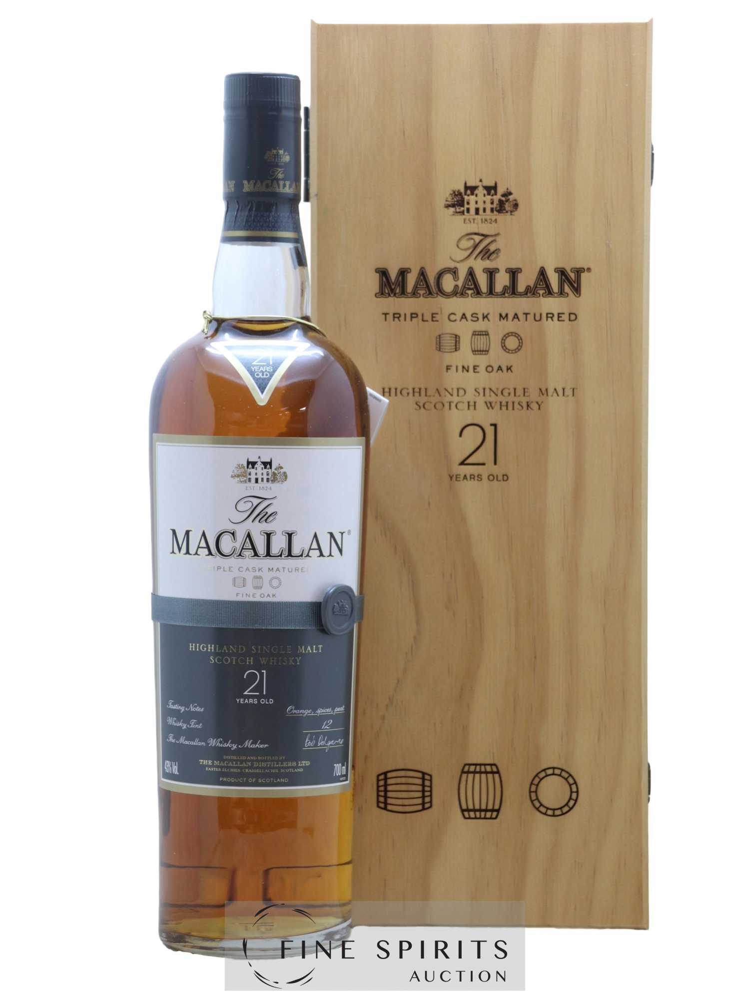 Buy Macallan (The) 21 years Of. Fine Oak Triple Cask Matured (lot