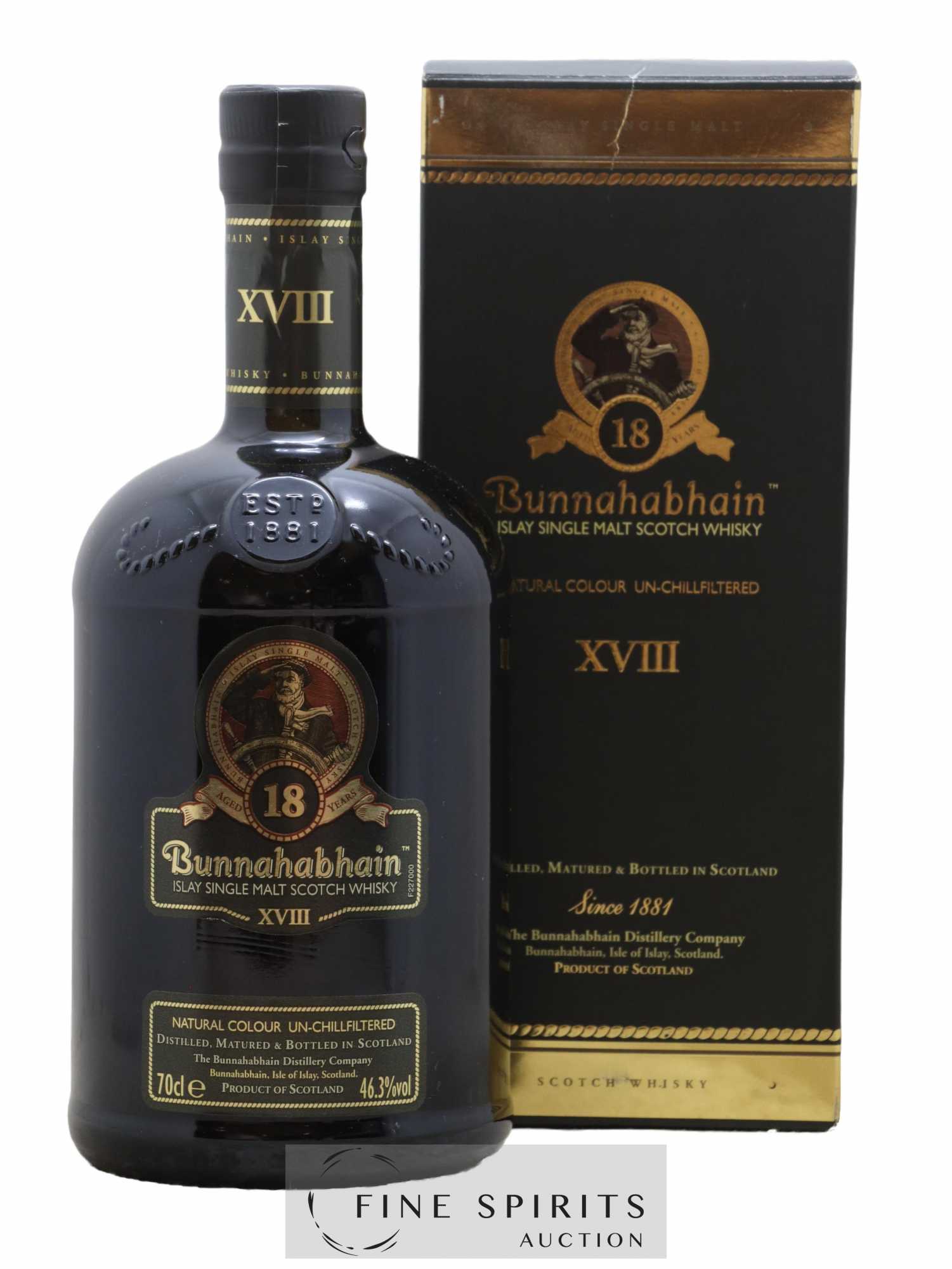 Bunnahabhain 18 years Of. XVIII