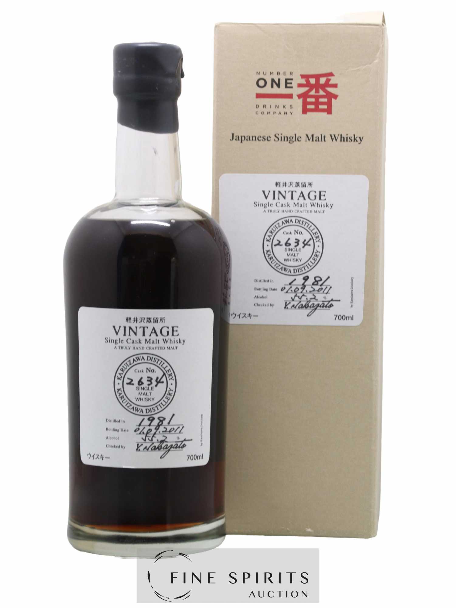 Karuizawa 31 years 1981 Of. Vintage Single Cask n°2634 - bottled 2011