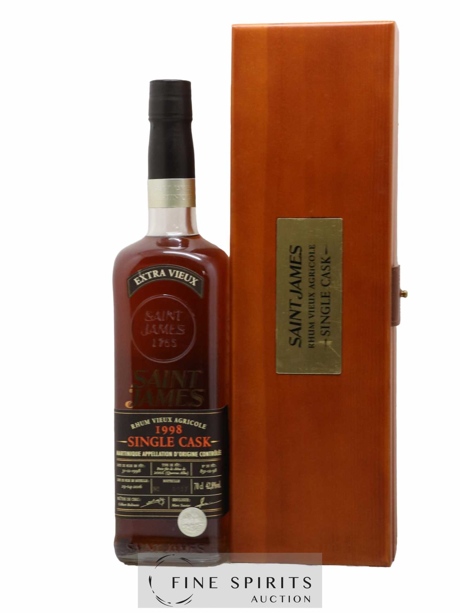 Saint James 1998 Of. Single Cask n°810-12-98 - bottled 2016