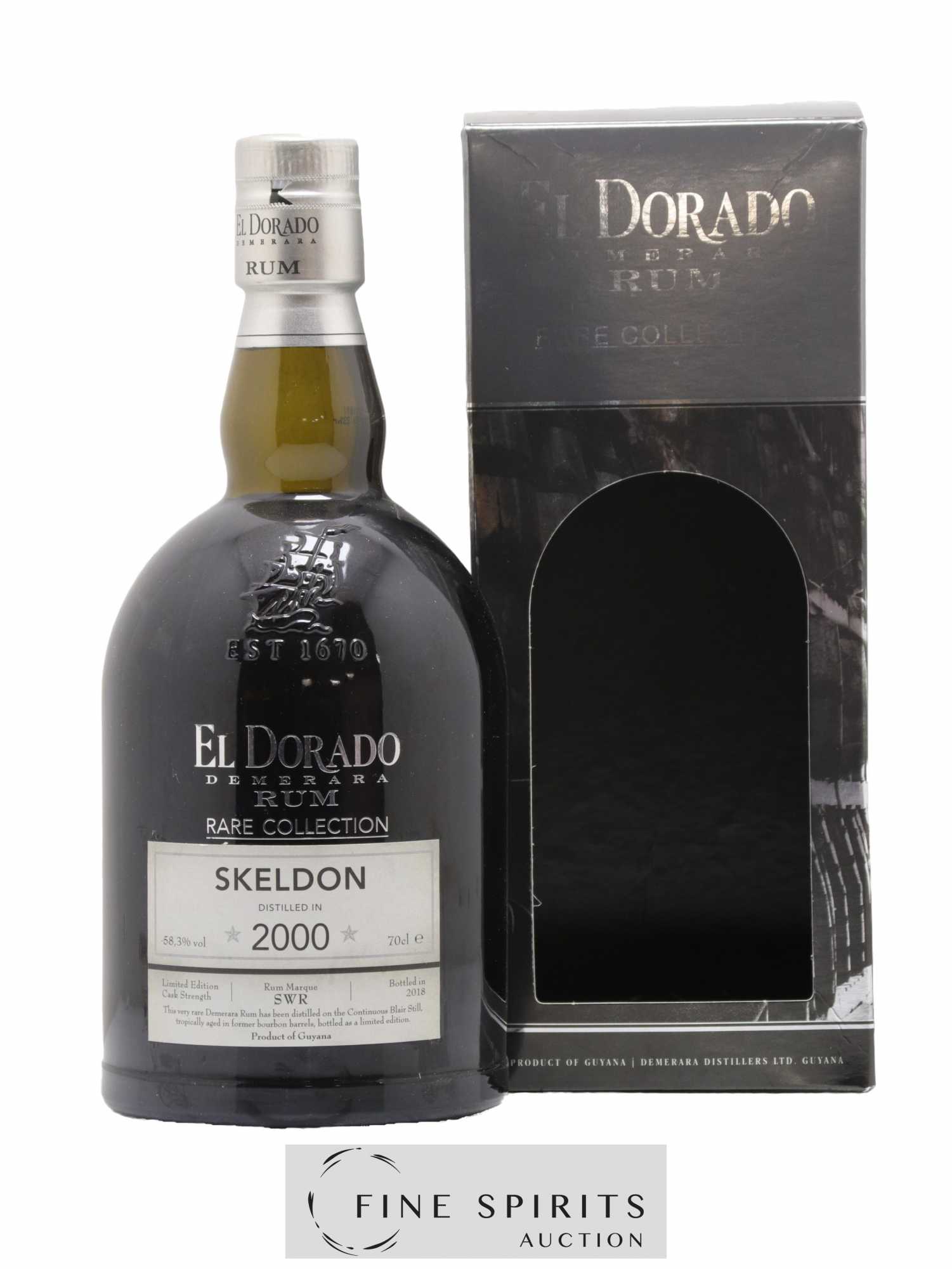 El Dorado 2000 Of. Skeldon Marque SWR - bottled 2018 Rare Collection
