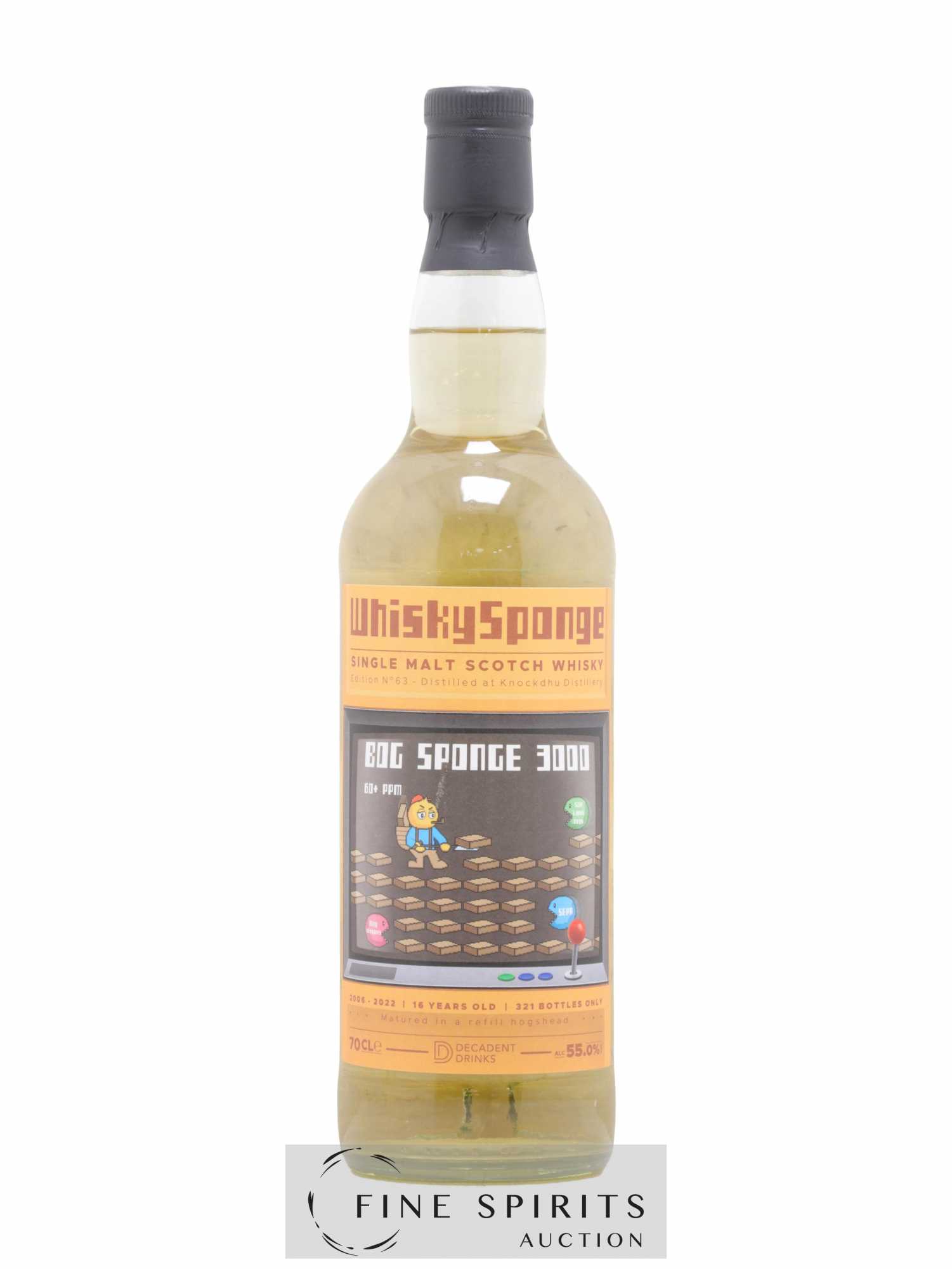 Knockdhu 16 years 2006 Whisky Sponge Edition n°63 One of 321 - bottled 2022