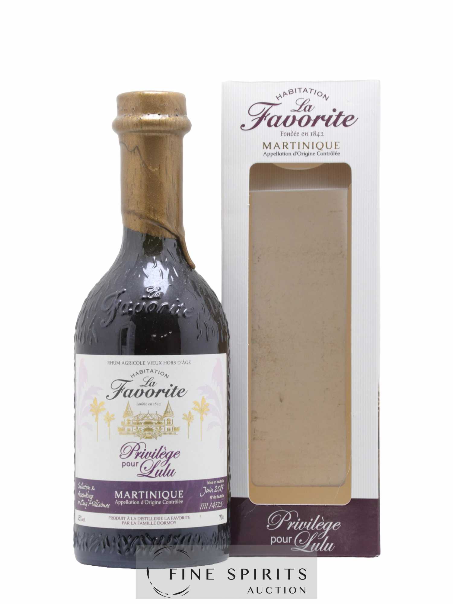 La Favorite Of. Privilège pour Lulu One of 4725 - bottled 2019