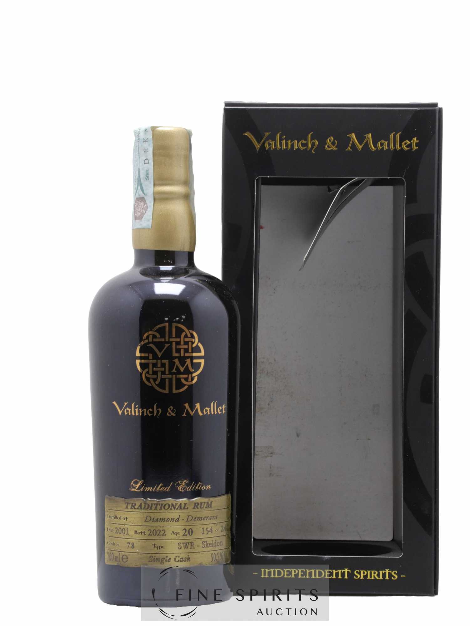 Diamond 20 years 2001 Valinch & Mallet Cask n°78 - One of 242 - bottled 2022
