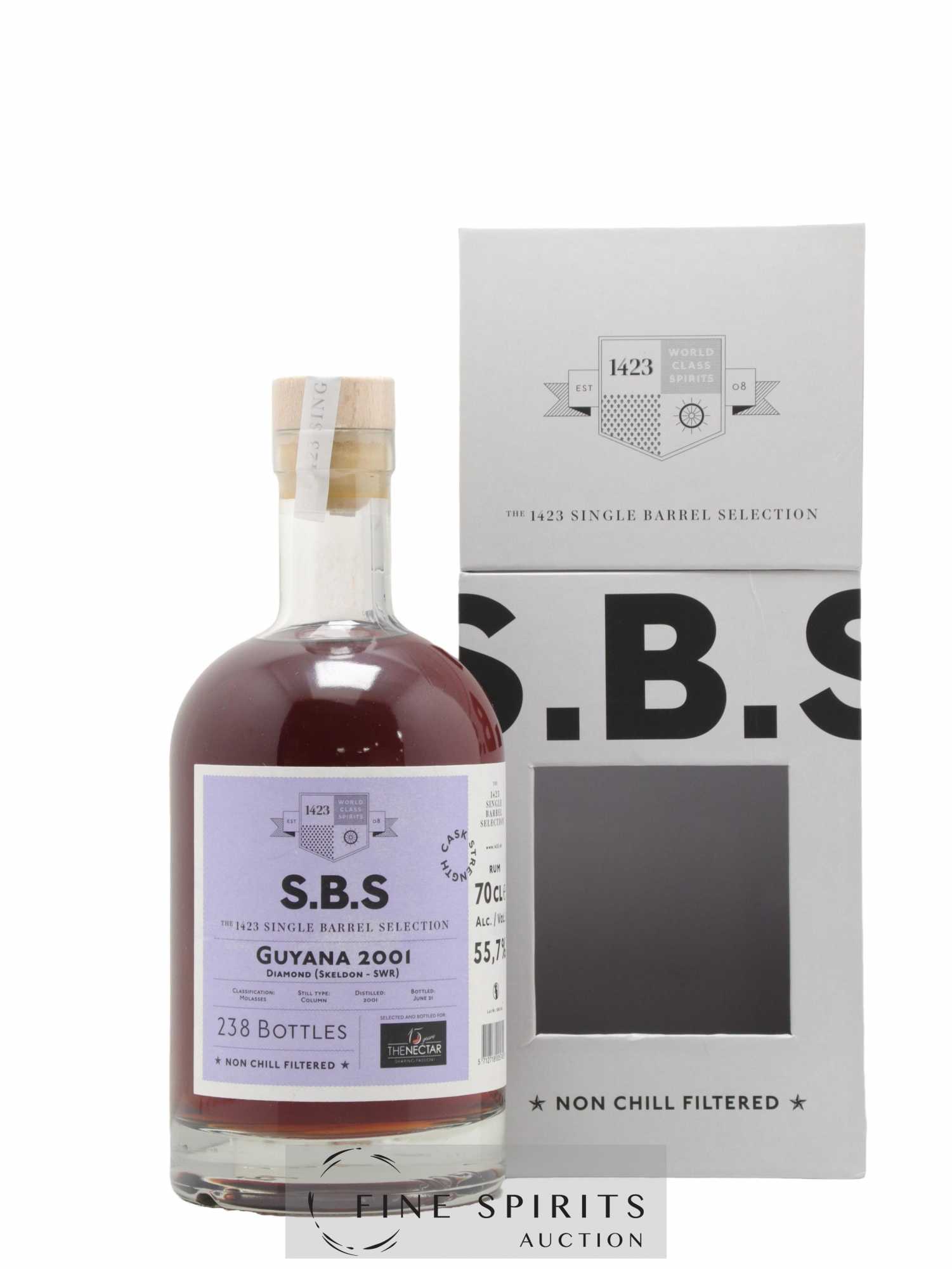 S.B.S 1423 Ltd. Guyana 2001 One of 238 - bottled 2021 The Nectar