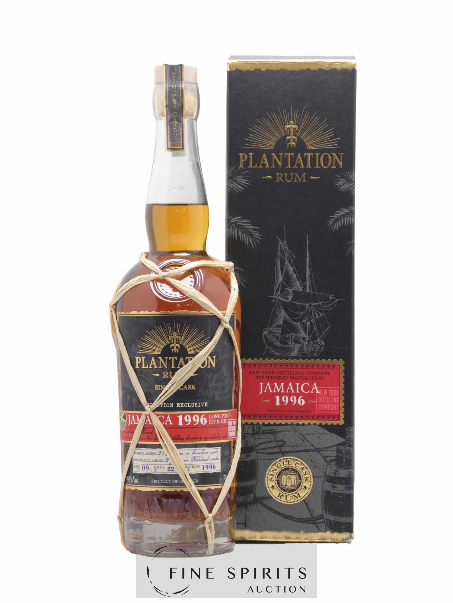 Plantation 1996 Of. Jamaica Cask n°09 - bottled 2020 Single Cask Collection