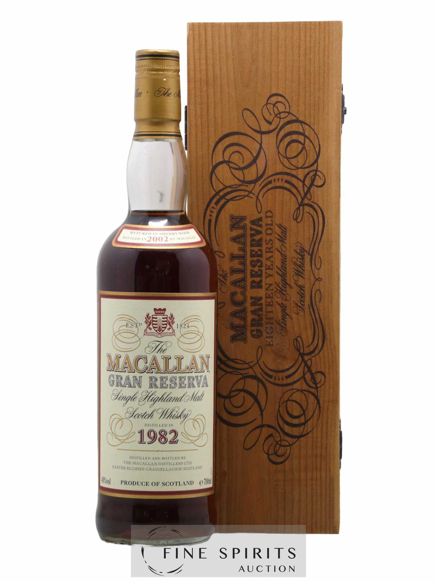 Macallan (The) 1982 Of. Gran Reserva bottled 2002