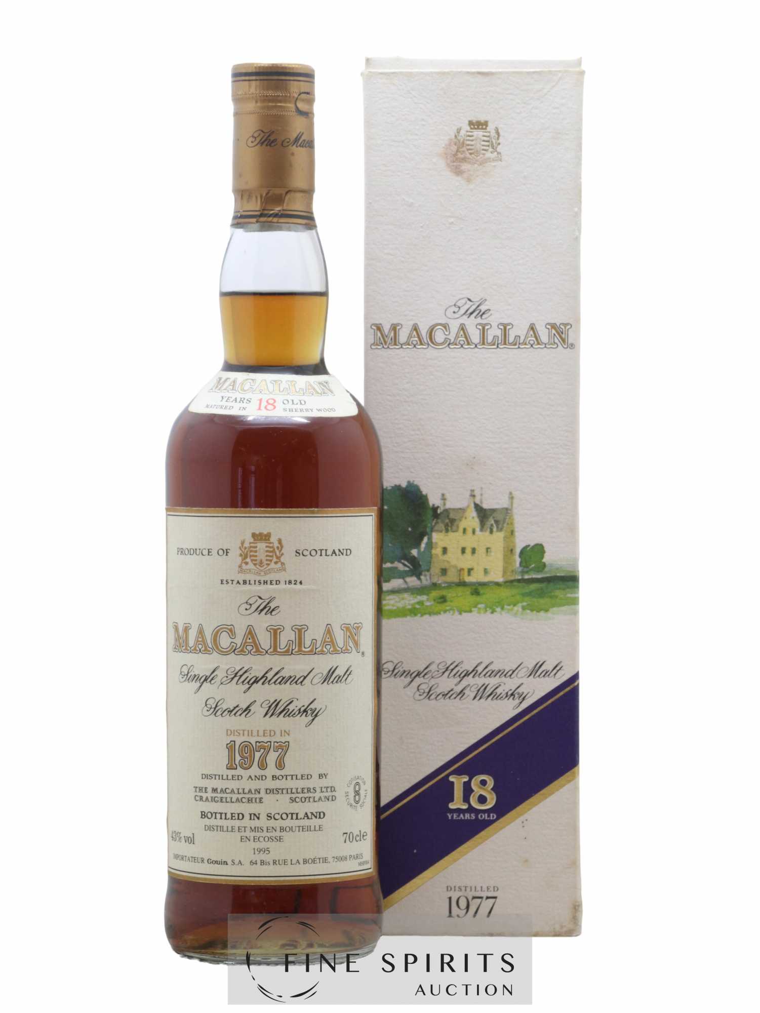 Macallan (The) 18 years 1977 Of. Sherry Wood Matured - bottled 1995