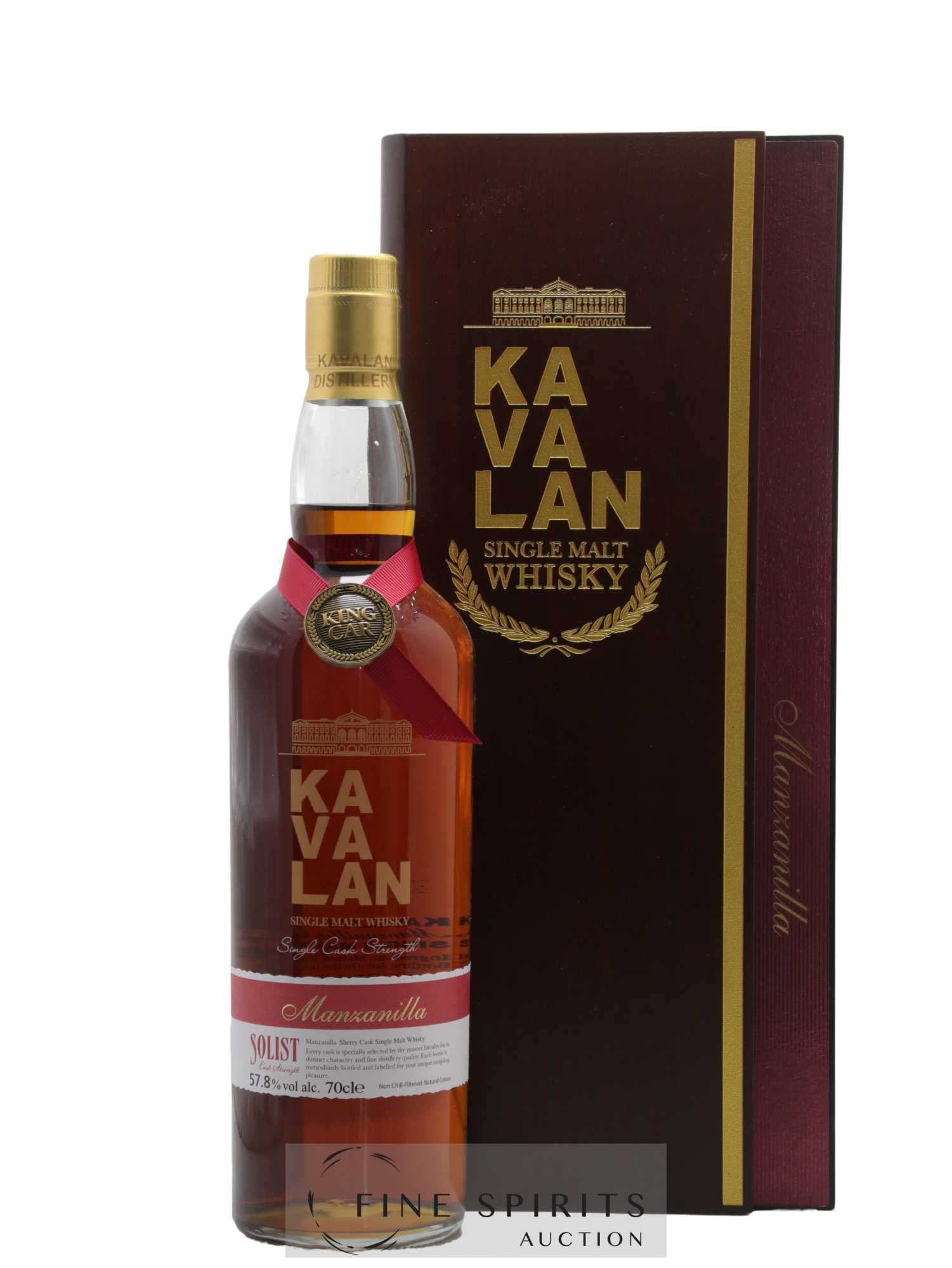 Kavalan Of. Solist Manzanilla Cask n°MA110223010A - One of 561 - bottled 2016 Cask Strength