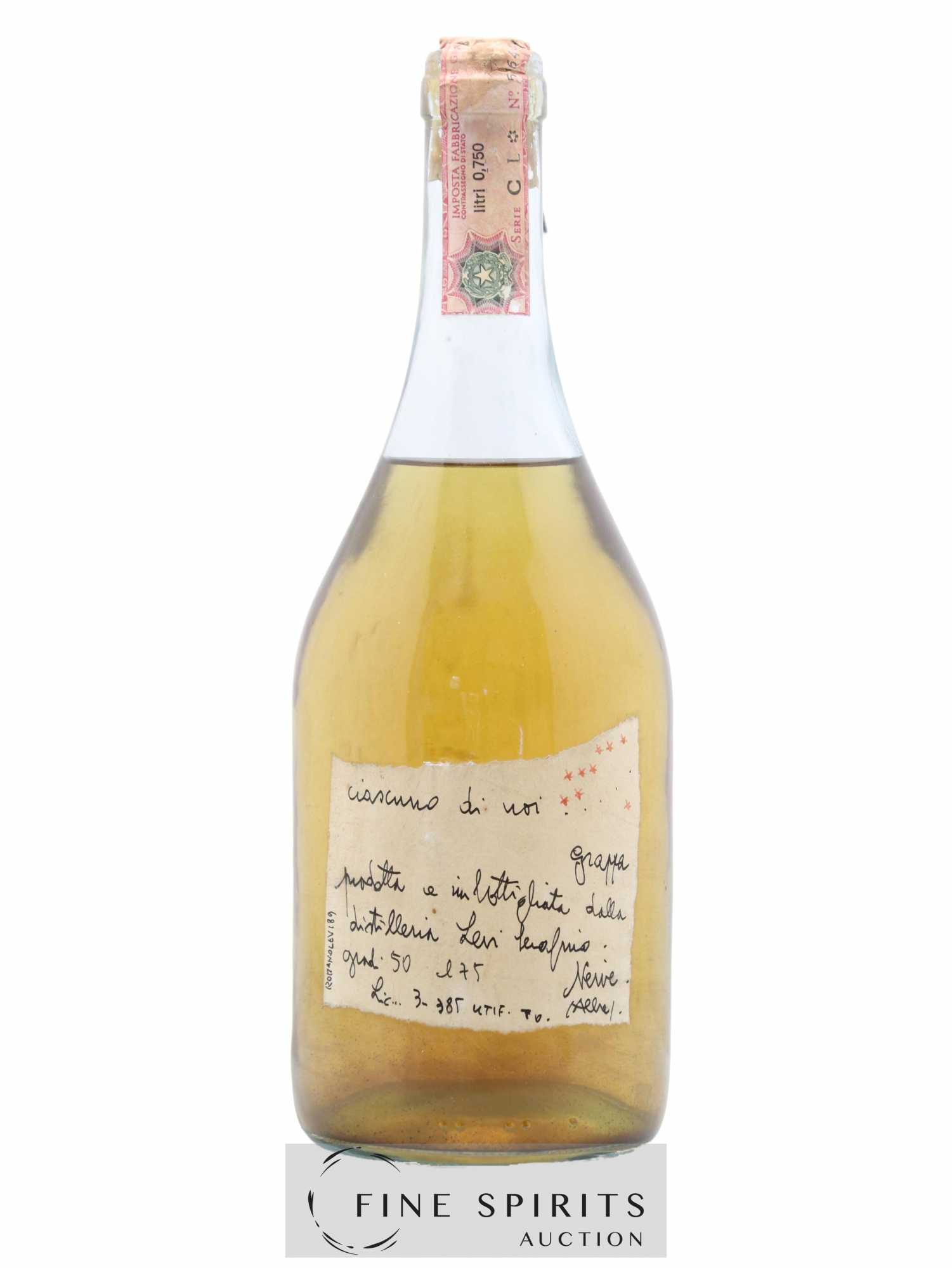 Buy Levi Serafino 1989 Of. Ciascuno di Noi Grappa lot 41
