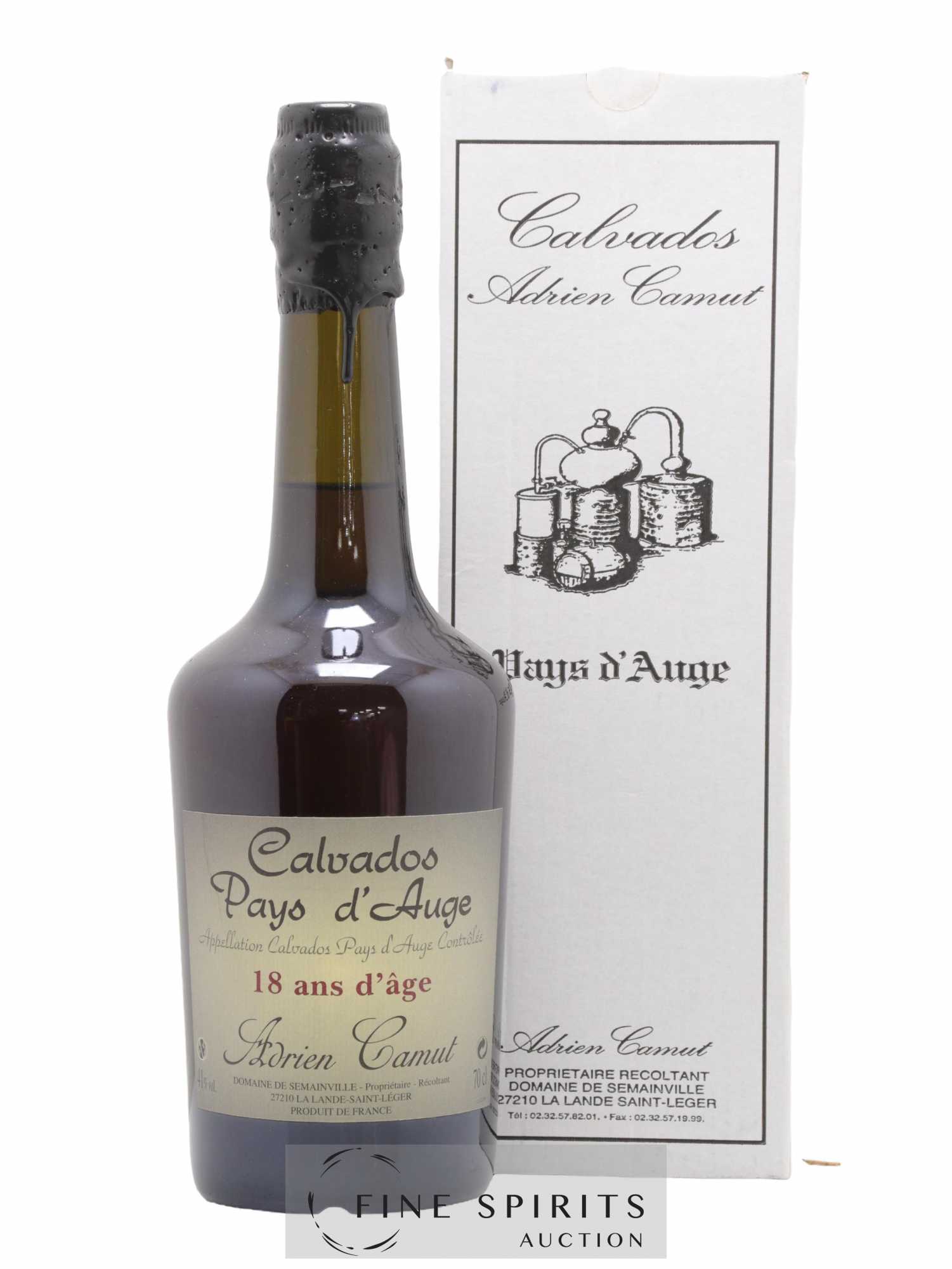 Adrien Camut 18 years Of. Domaine de Semainville