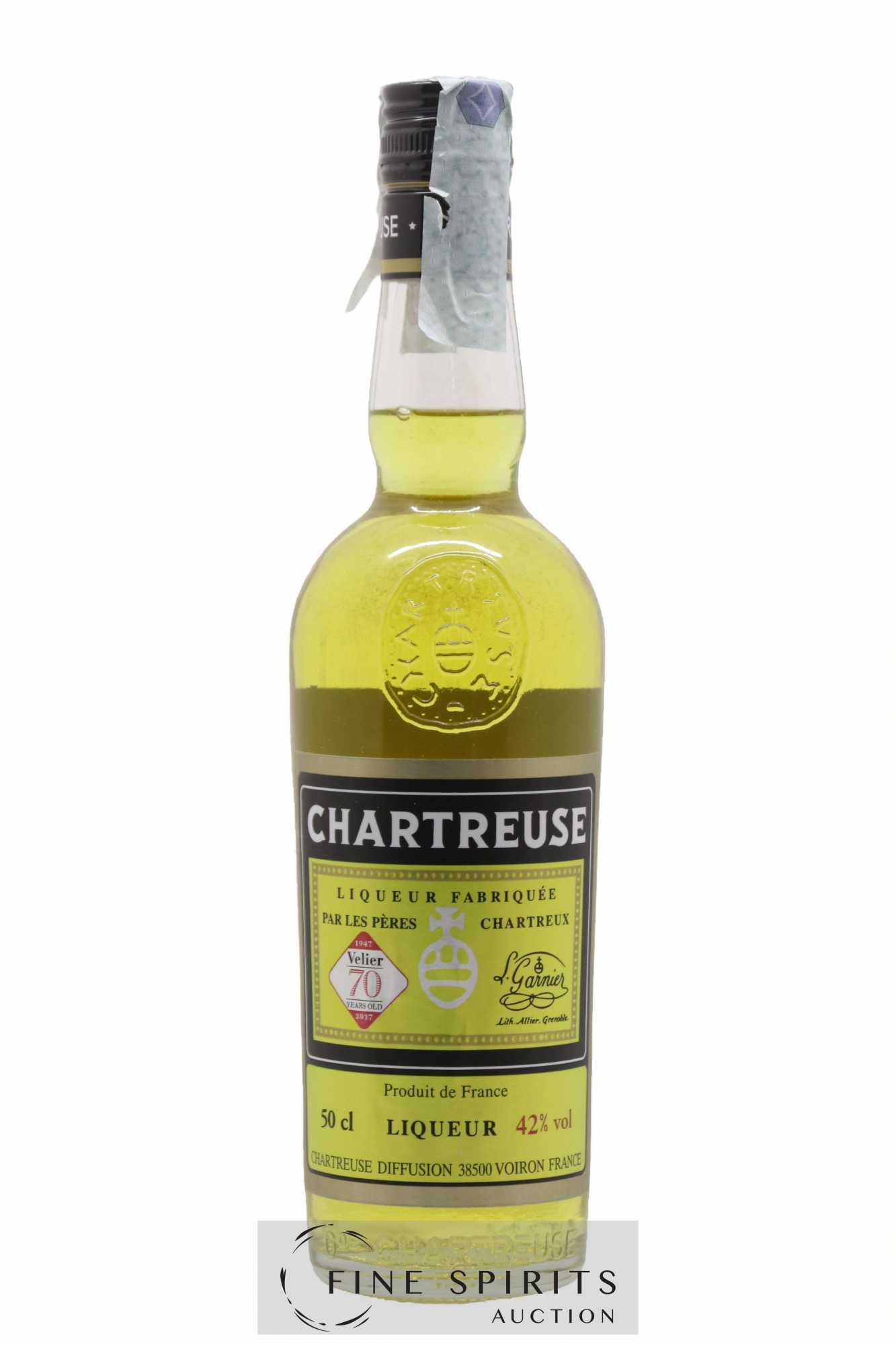 Chartreuse Of. La Chartreuse bottled 2017 Velier 70 years old (50cl.)