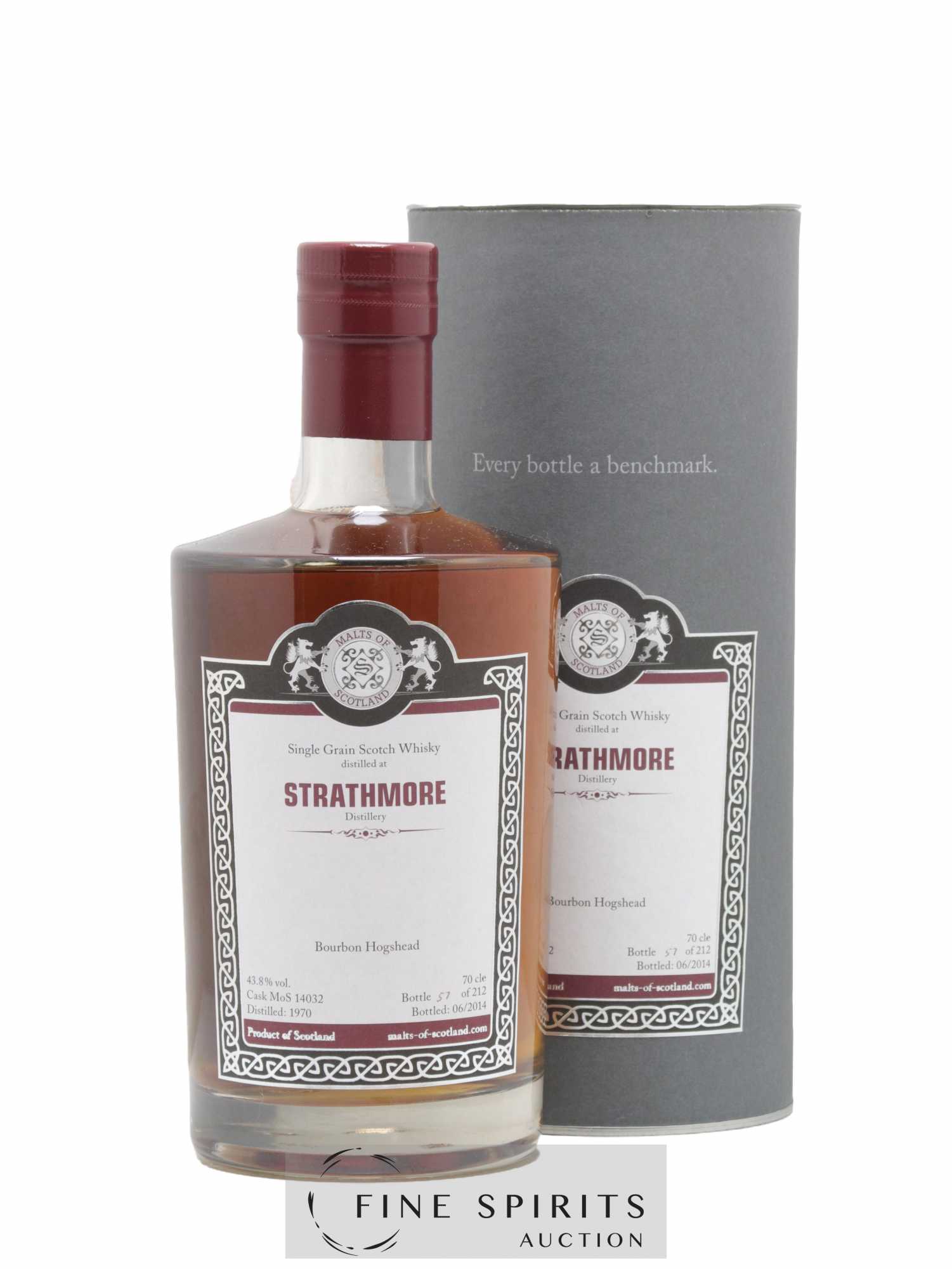Strathmore 1970 Malts of Scotland Cask MoS 14032 - One of 212 - bottled 2014