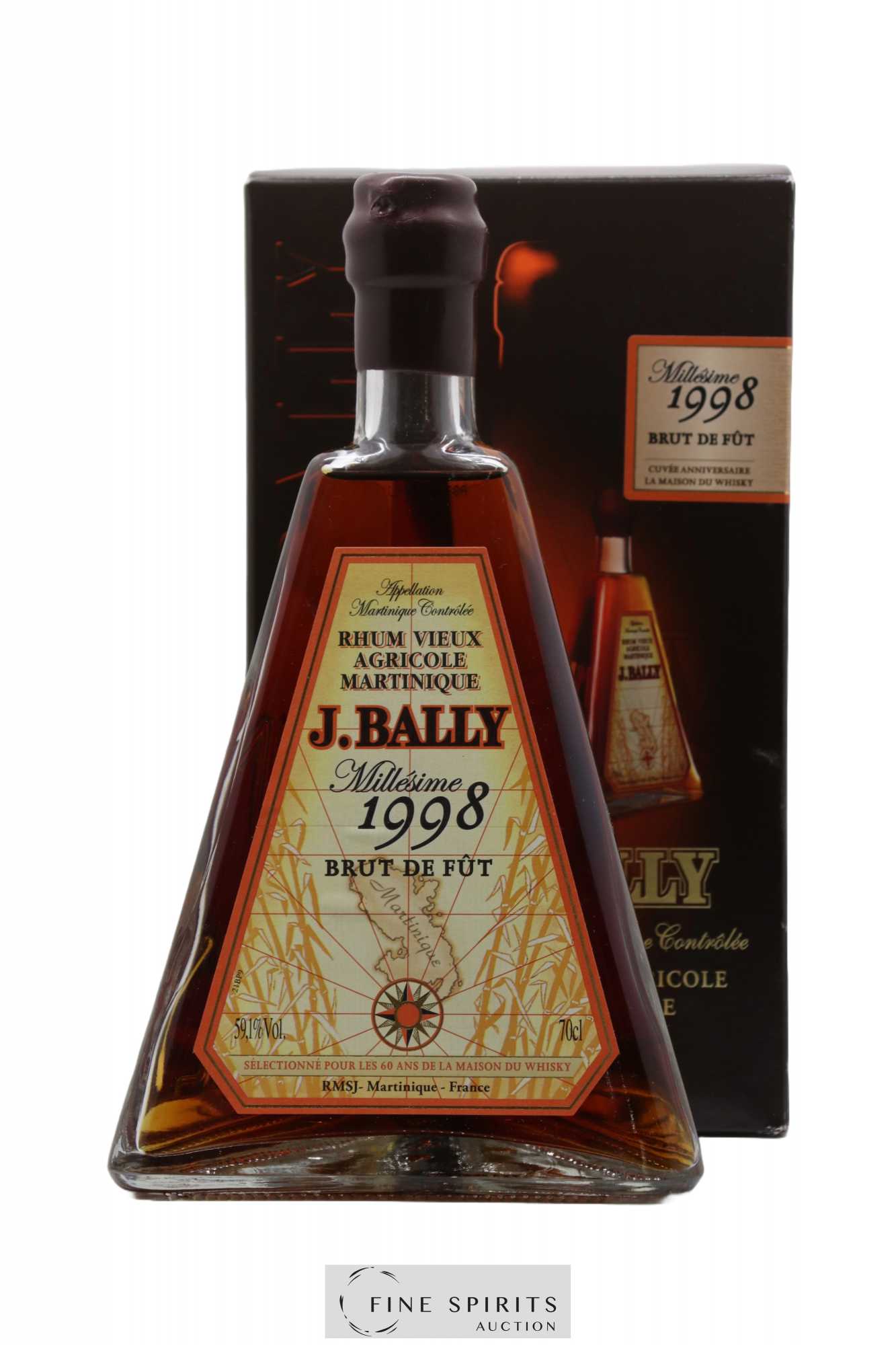 J. Bally 1998 Of. Brut de Fût LMDW 60th Anniversary