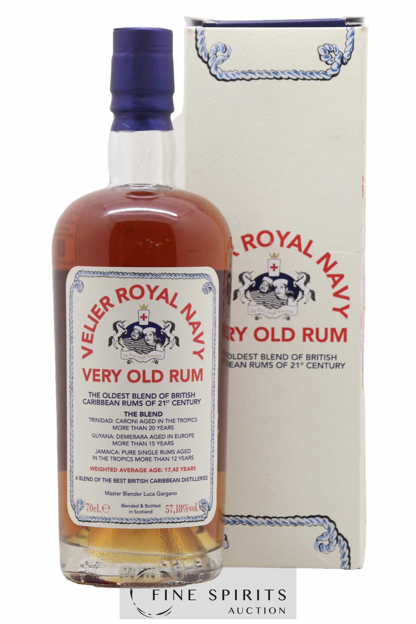 Velier Royal Navy 17 years Of. In Pot Still Veritas 7 Marks from 1990 to 2005