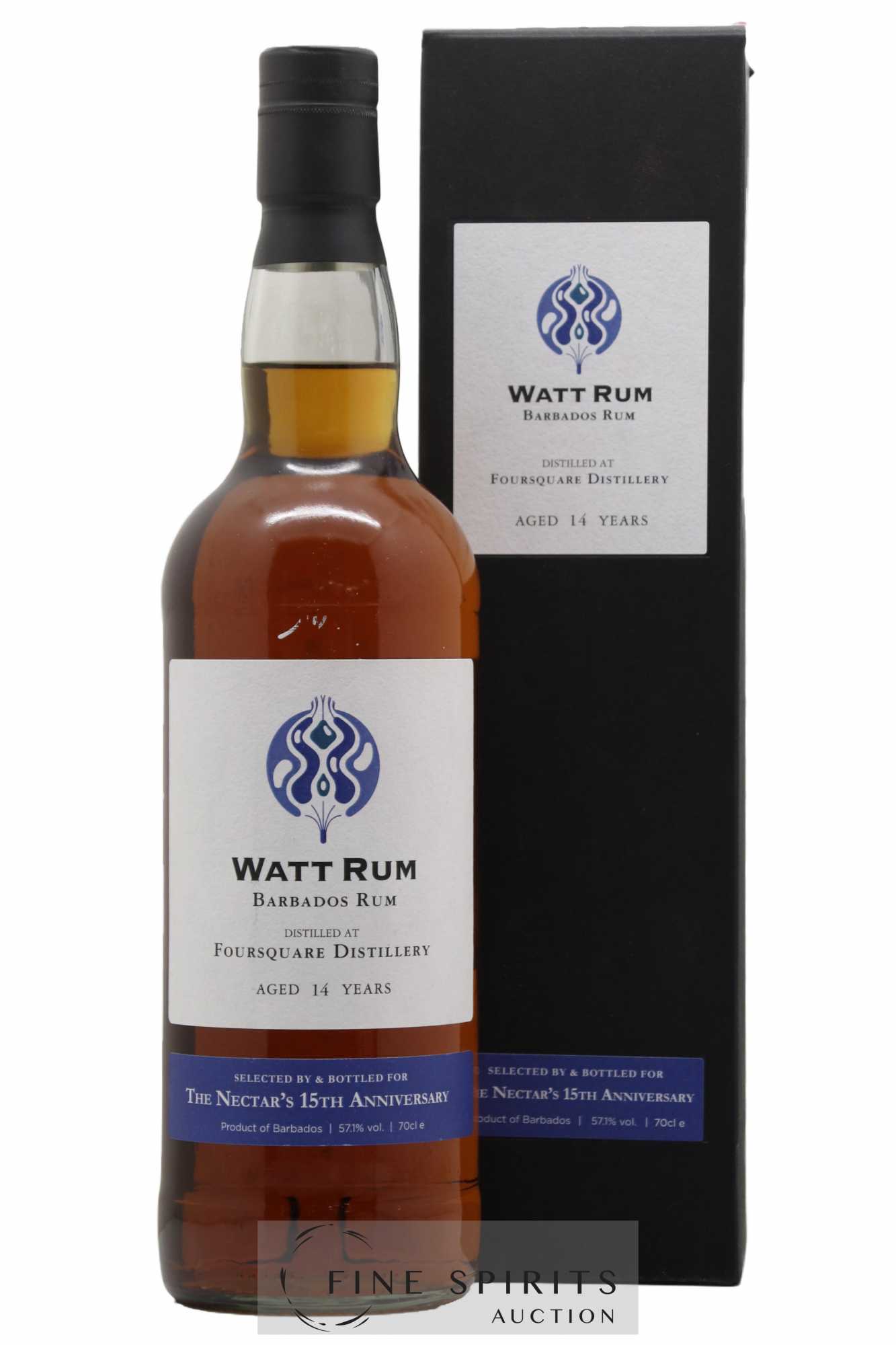 Watt Rum 14 years 2007 The Nectar One of 300 - bottled 2021 15th Anniversary