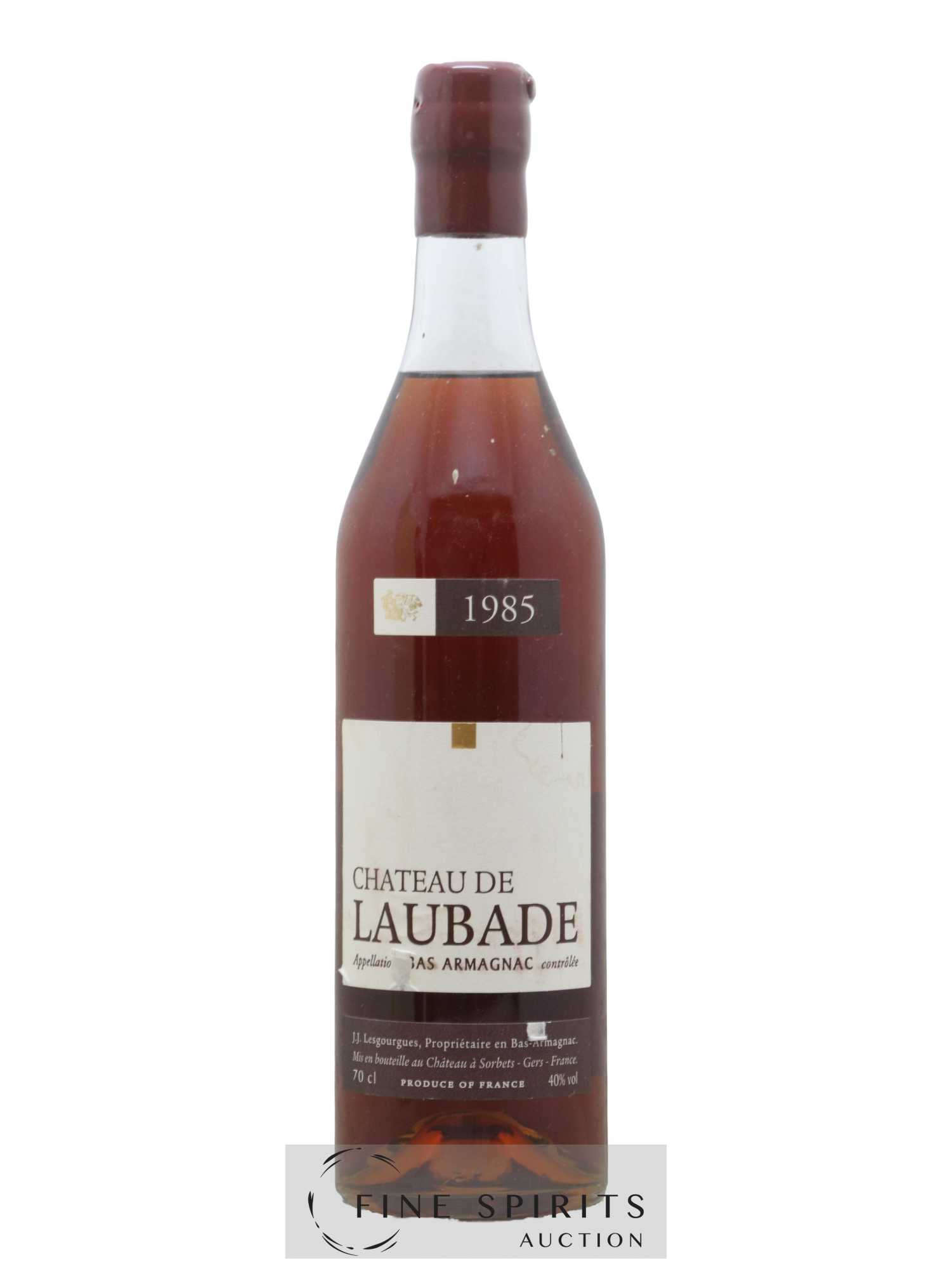 Château de Laubade 1985 Of. bottled 2002