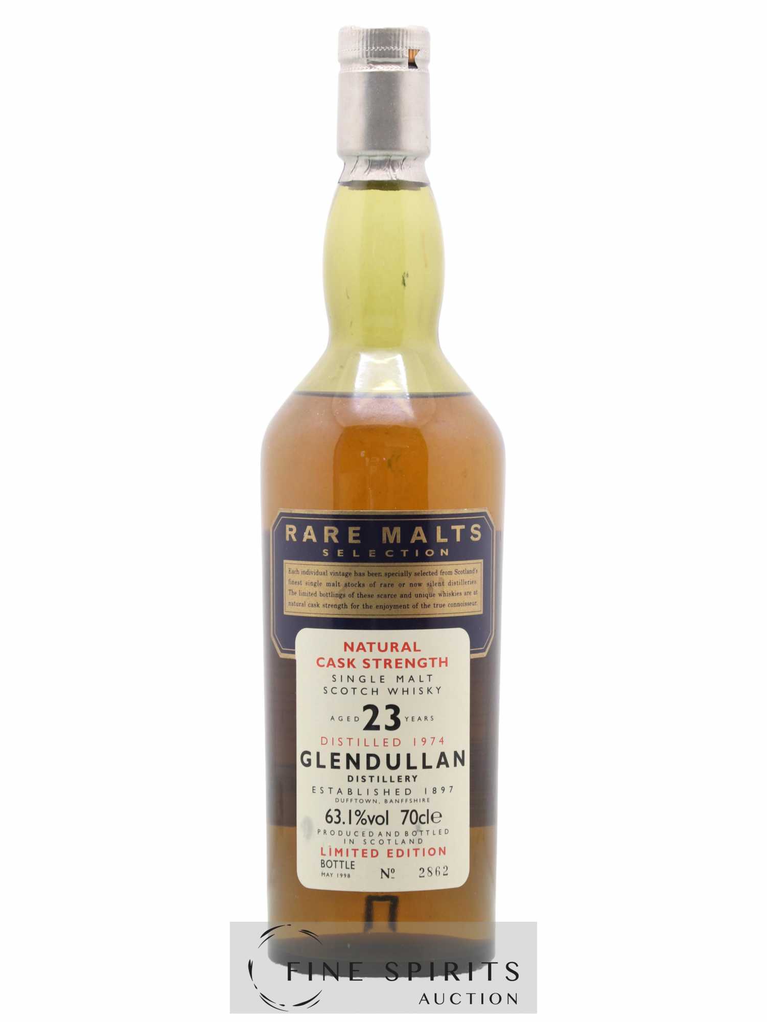 Glendullan 23 years 1974 Of. Rare Malts Selection Natural Cask Strengh - bottled 1998 Limited Edition