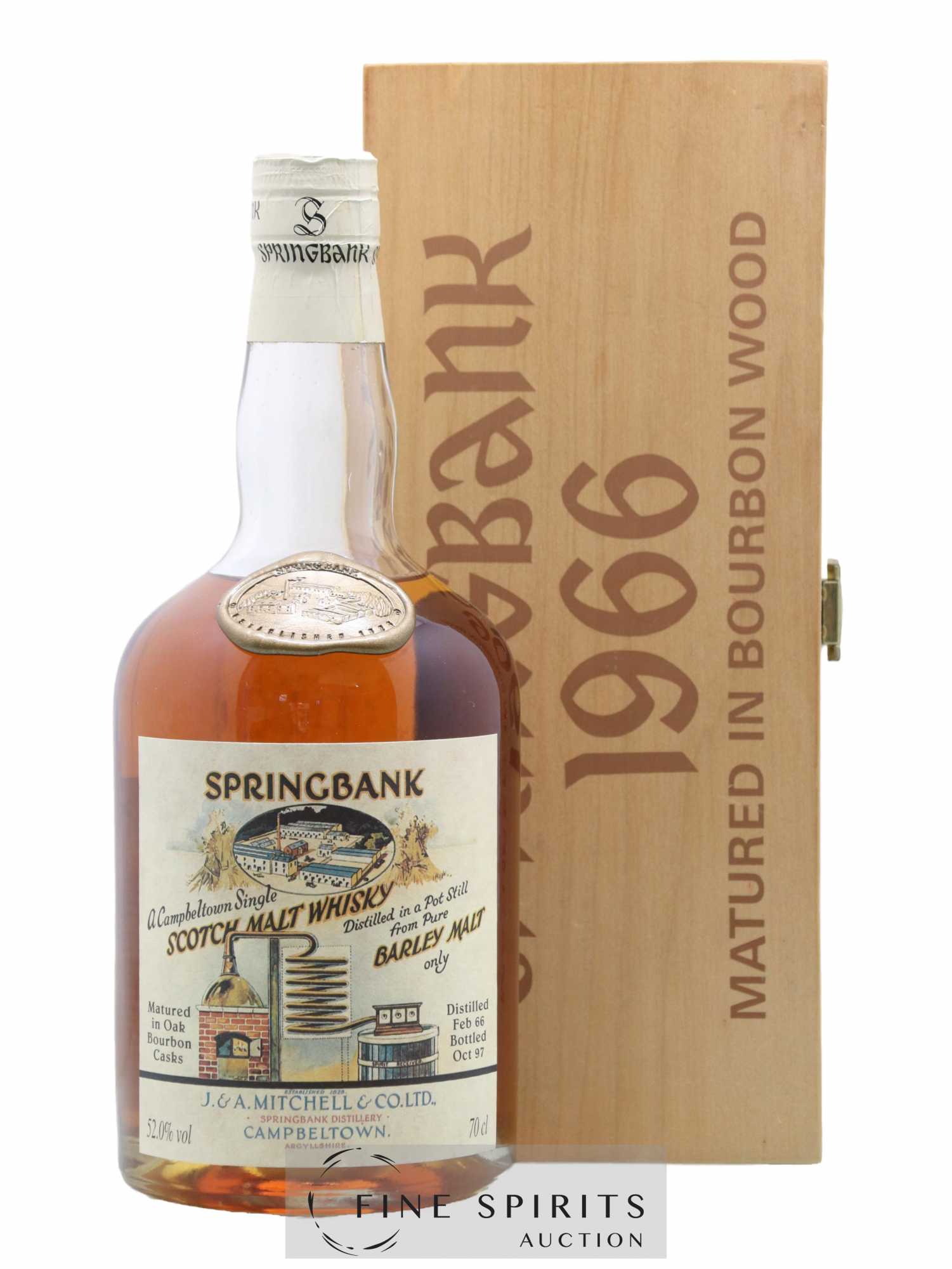 Springbank 1966 Of. Local Barley Cask n°489 - bottled 1997