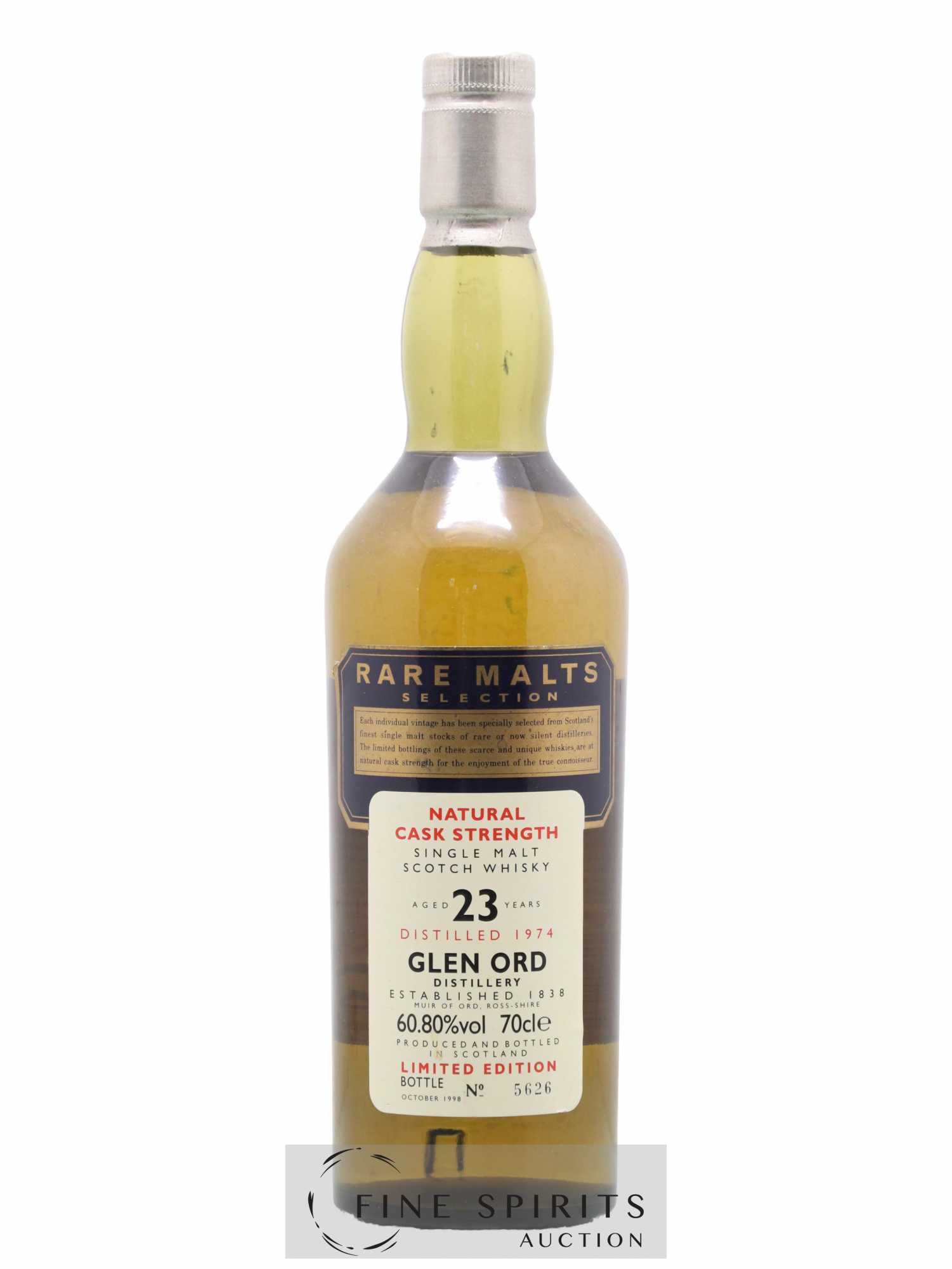 Glen Ord 23 years 1974 Of. Rare Malts Selection Natural Cask Strengh - bottled 1998 Limited Edition