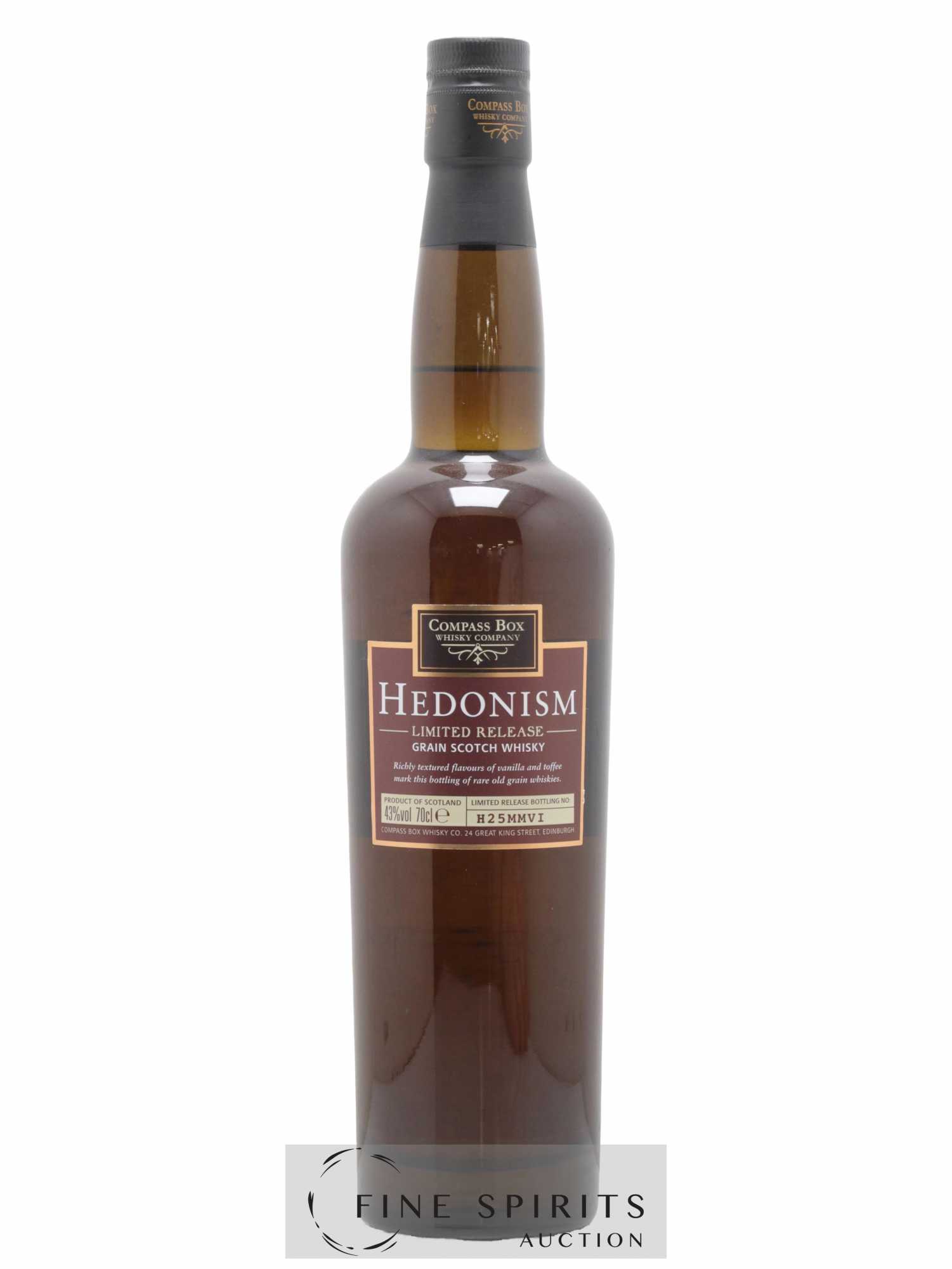 Hedonism Compass Box Limited Release n°H25MMVI
