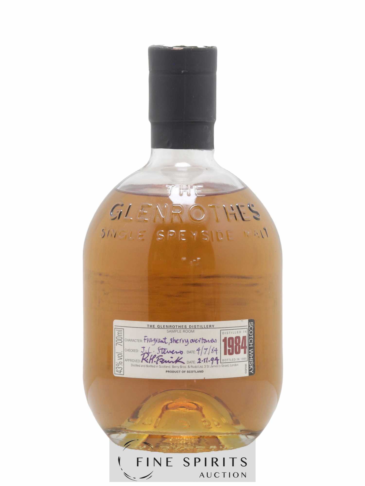 Glenrothes 1984 Of. bottled 1995 Sample Room
