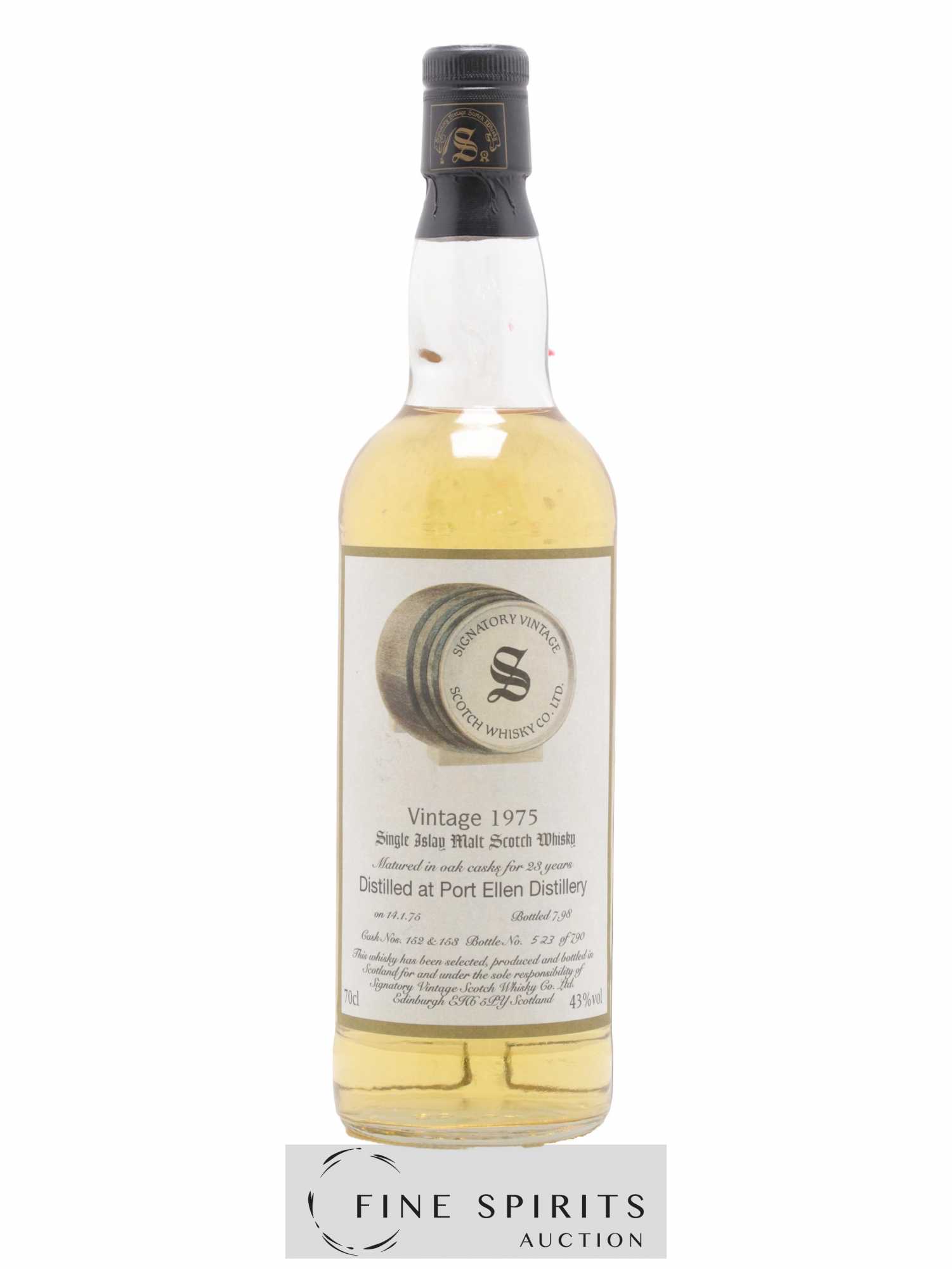 Port Ellen 23 years 1975 Signatory Vintage Casks n°152-153 - One of 790 - bottled 1998