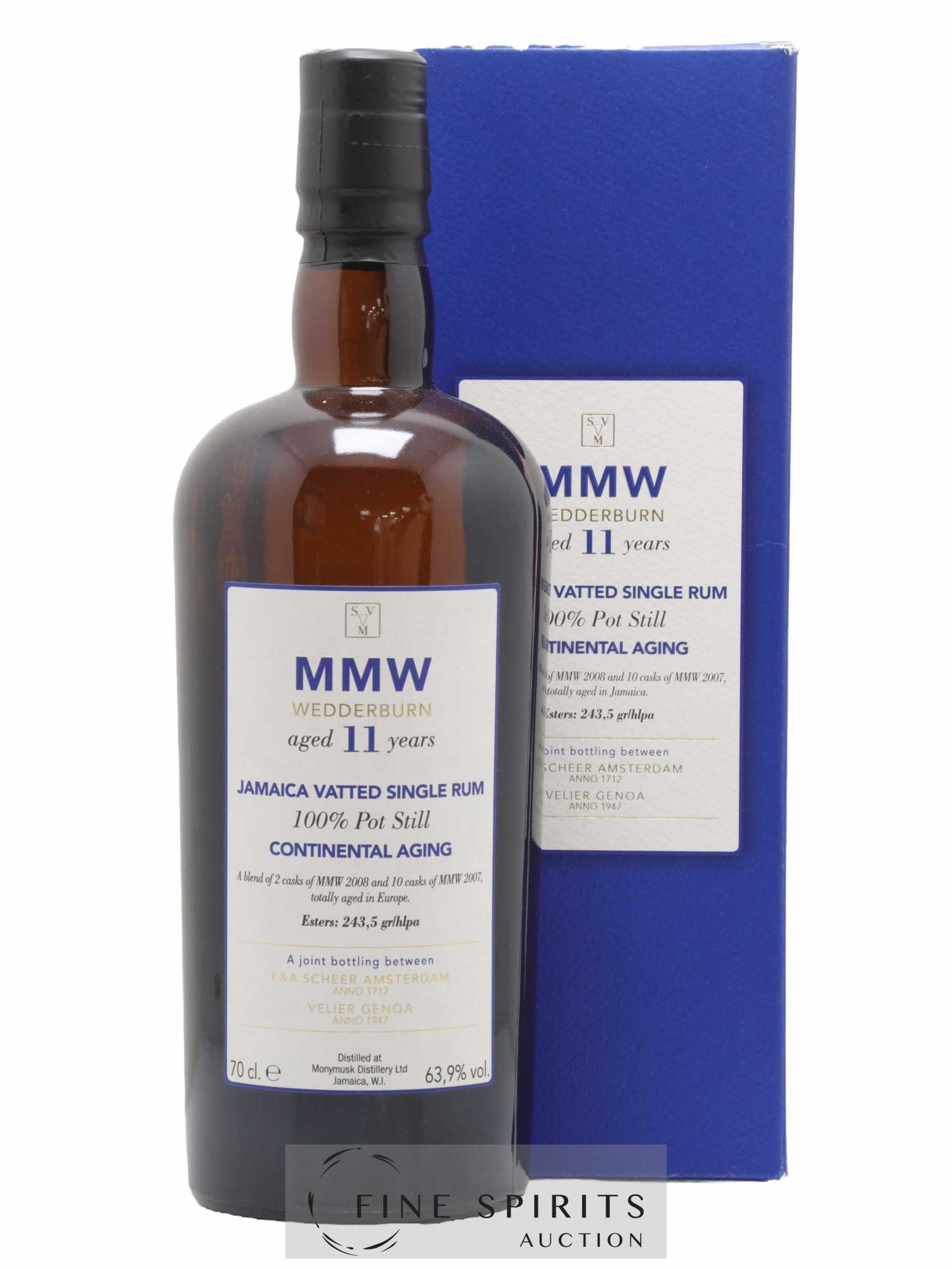 MMW Wedderburn 11 years Velier Continental Aging E&A Scheer Joint bottling