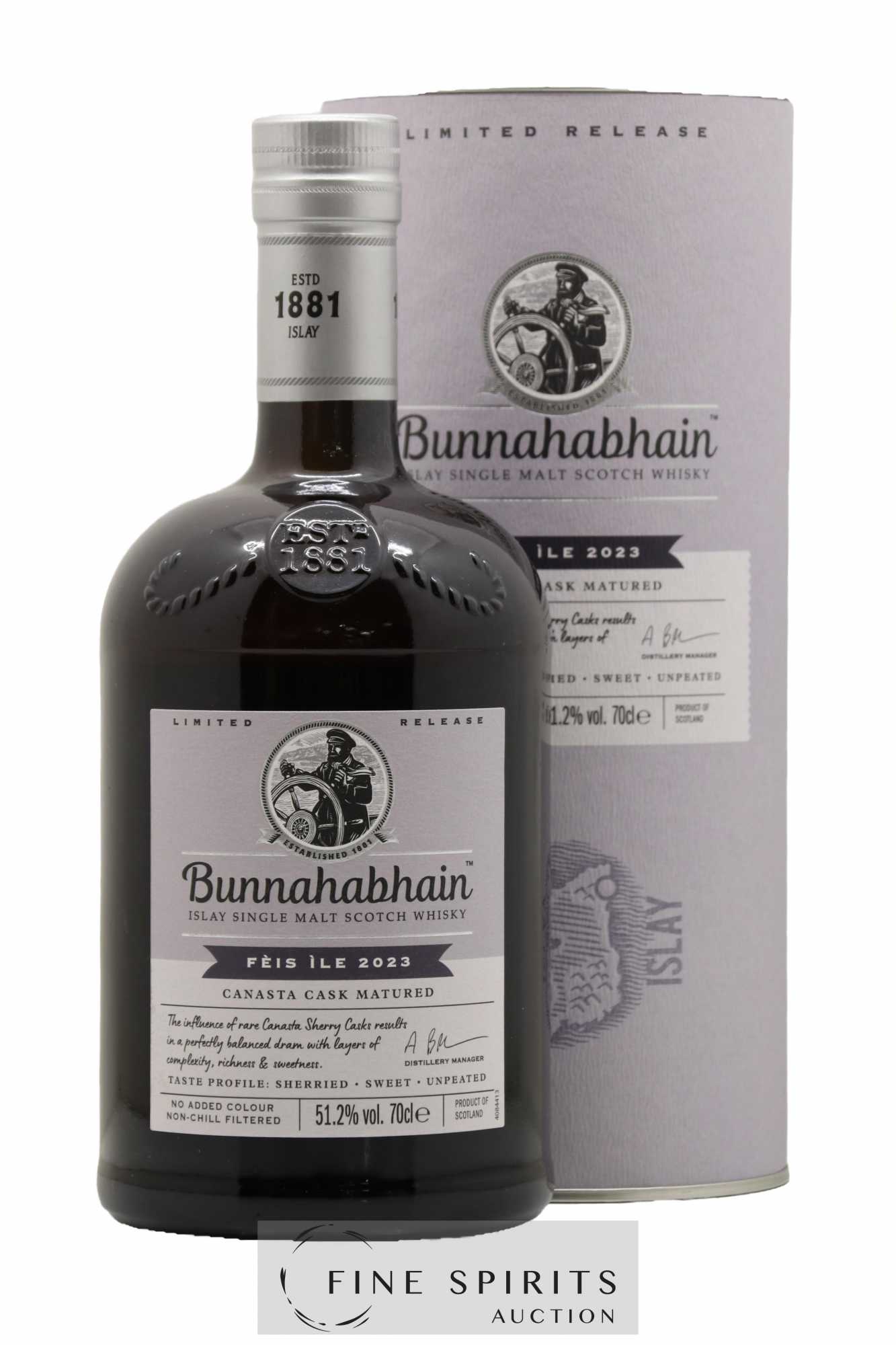Bunnahabhain Of. Fèis Ile 2023 Canasta Cask Matured Limited Release