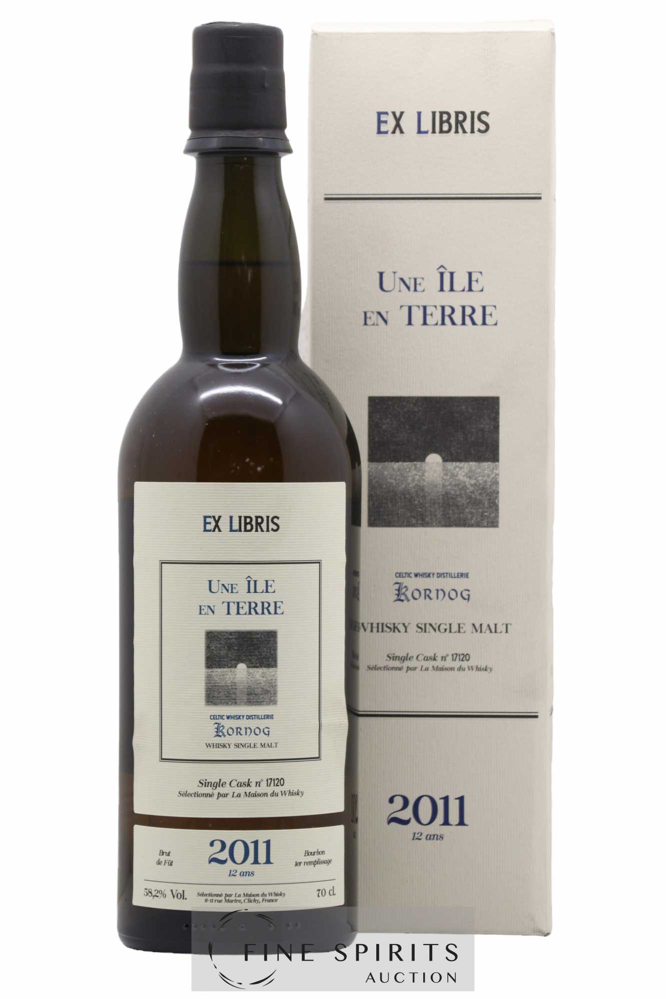 Kornog 12 years 2011 LMDW Ex Libris - Une Île en Terre Cask n°17120 - One of 178