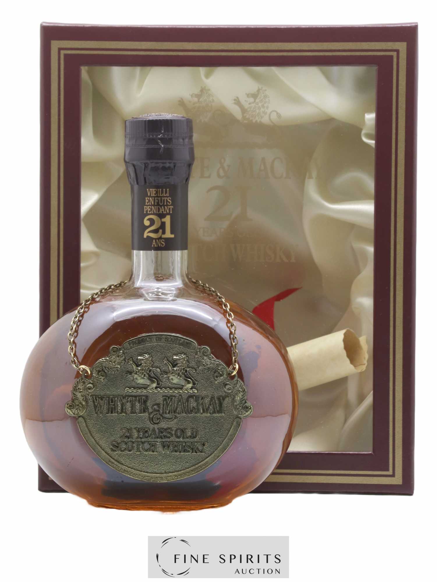 Whyte & Mackay 21 years Of. 70cl.