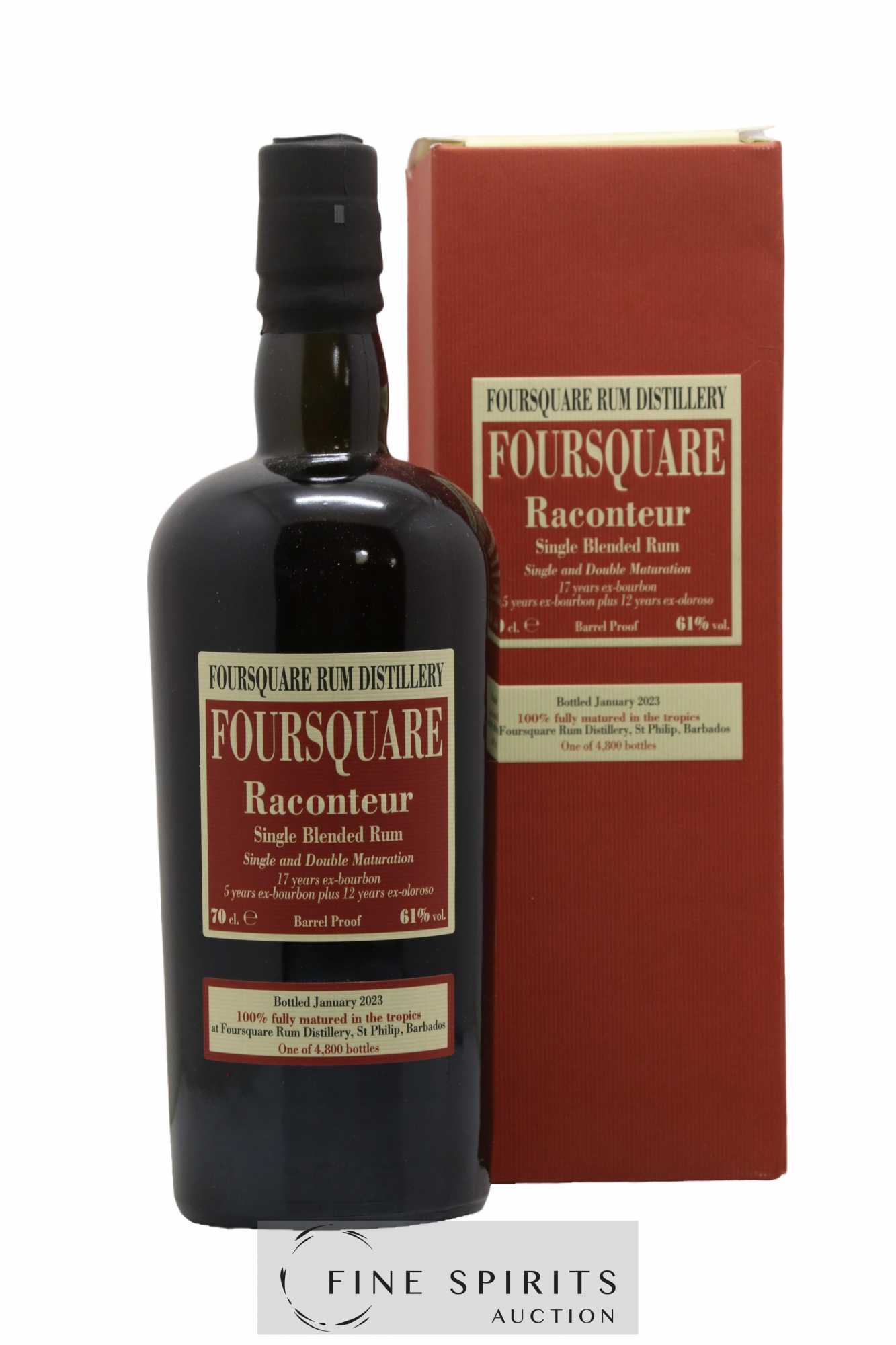 Foursquare 17 years Velier Raconteur Barrel Proof - One of 4800 - bottled 2023