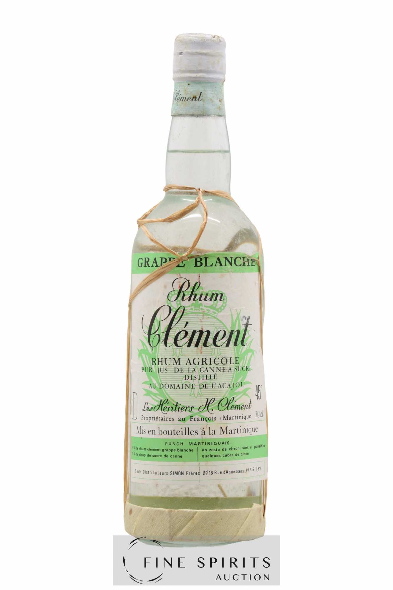 Clément Of. Grappe Blanche