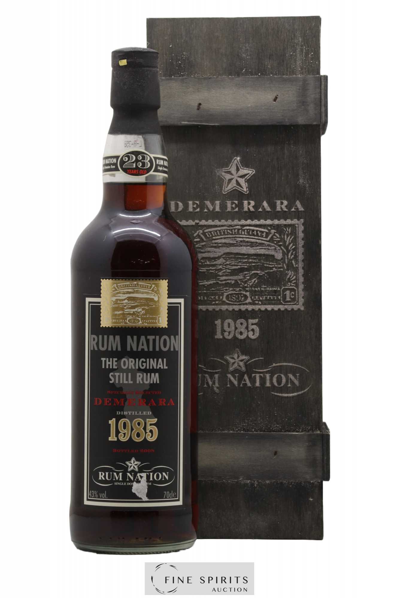Rum Nation 23 years 1985 Of. Demerara bottled 2008 Specially Selected
