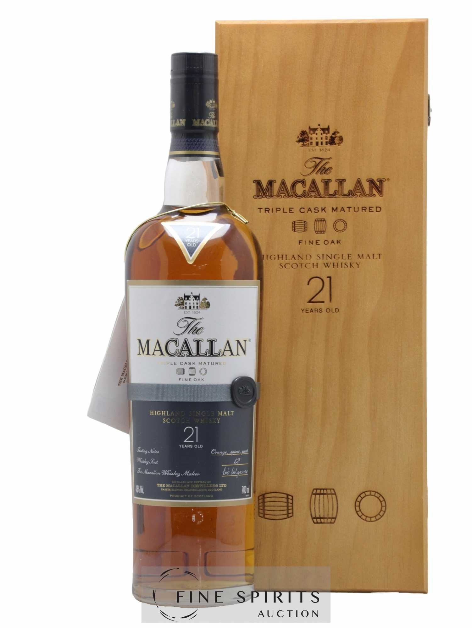Macallan (The) 21 years Of. Fine Oak Triple Cask Matured