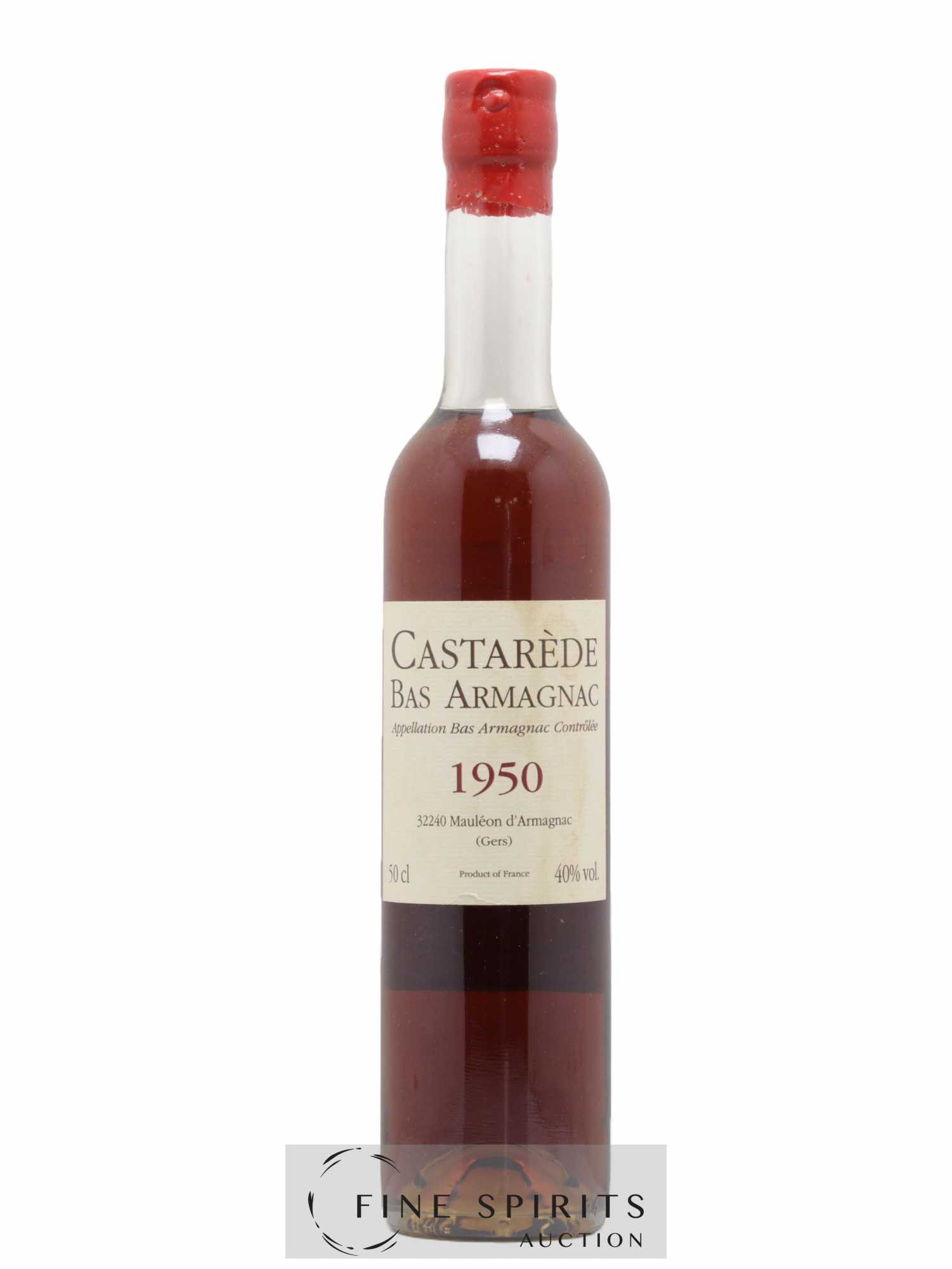 Castarède 1950 Of. bottled 2008 (50cl.)