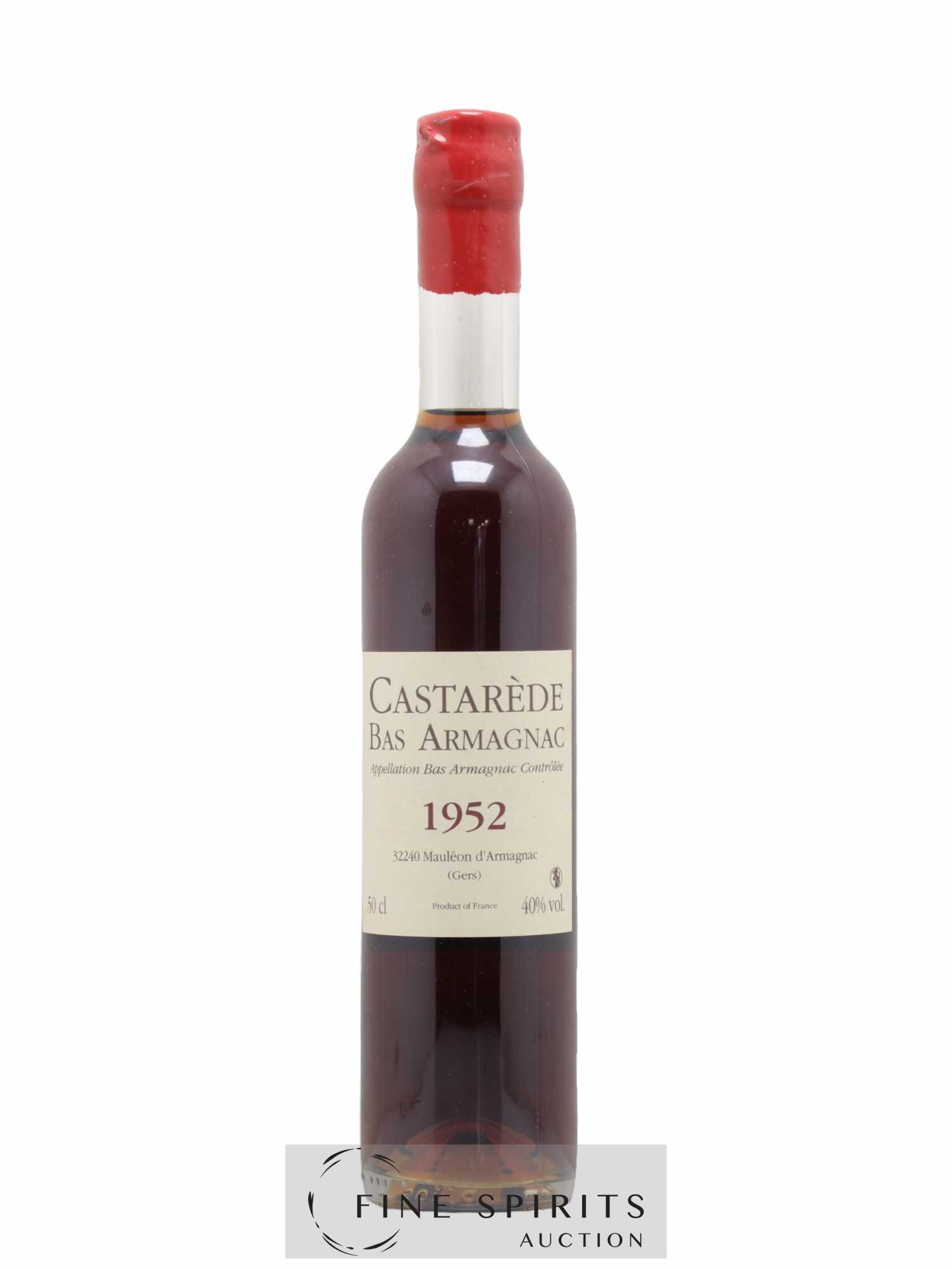 Castarède 1952 Of. bottled 2009 (50cl.)