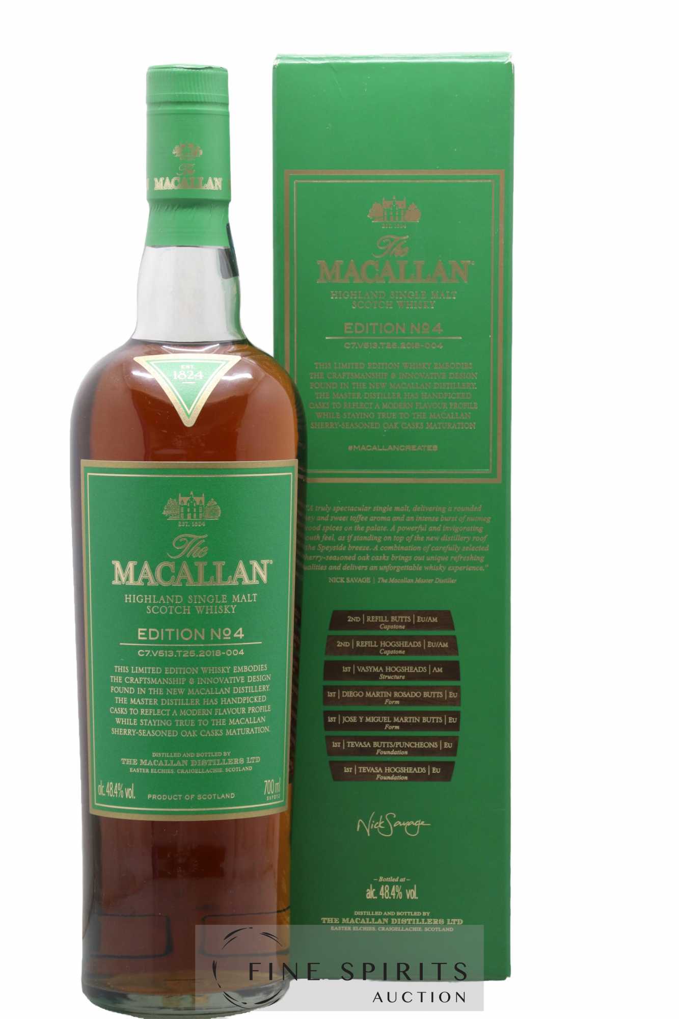 Macallan (The) Of. Edition n°4 C7.V513.T25.2018-004 Limited Edition