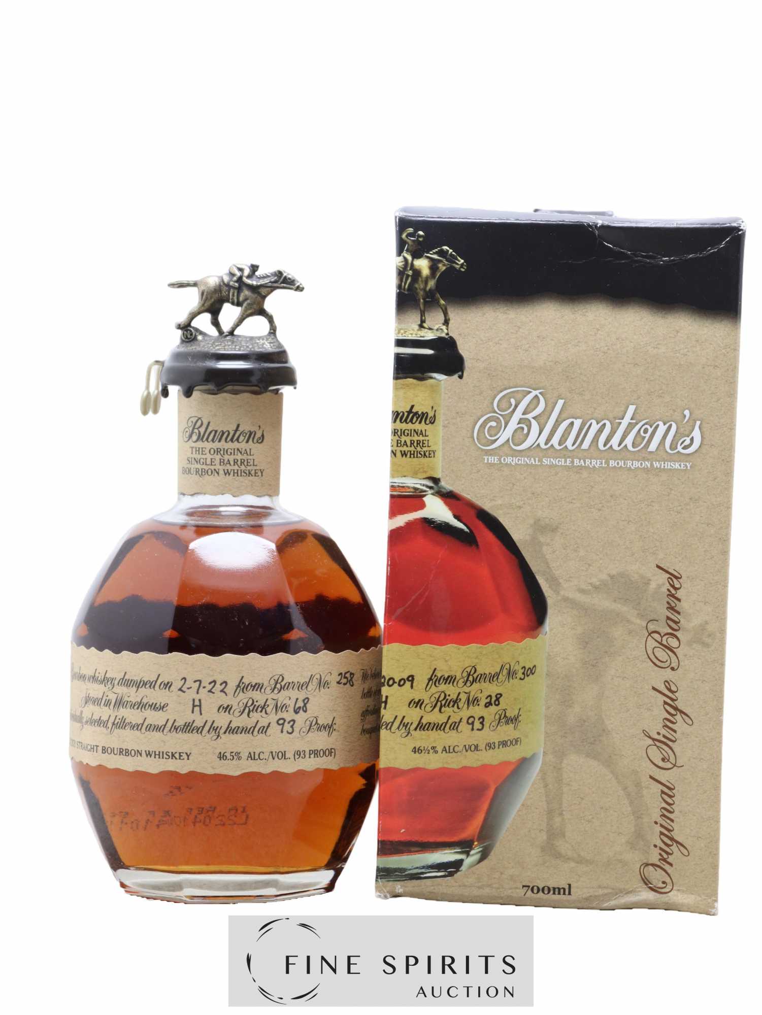 Blanton's Of. Warehouse H - Barrel n°258 - dumped 2022