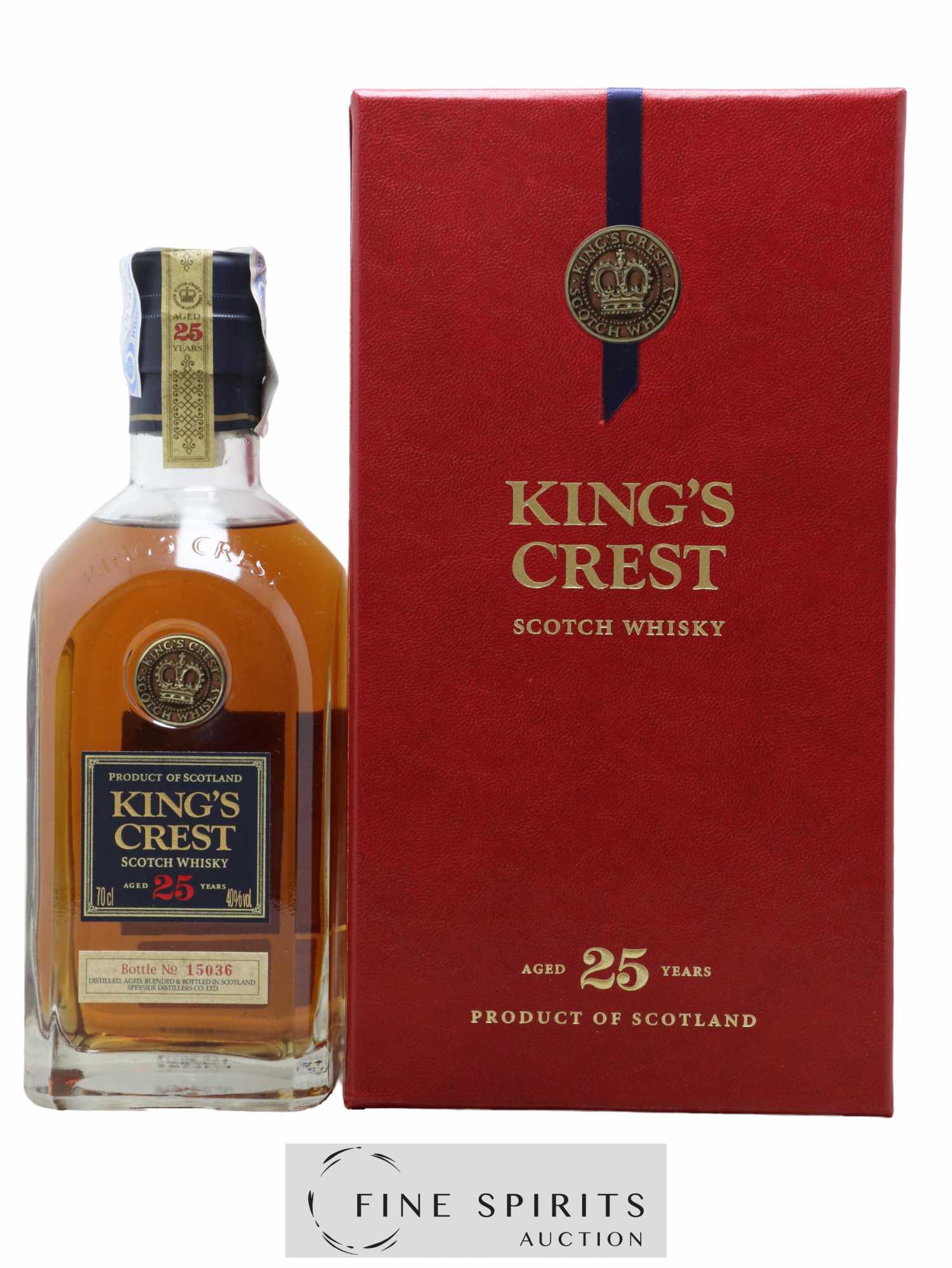 Buy King's Crest 25 years Of. (lot: 699)