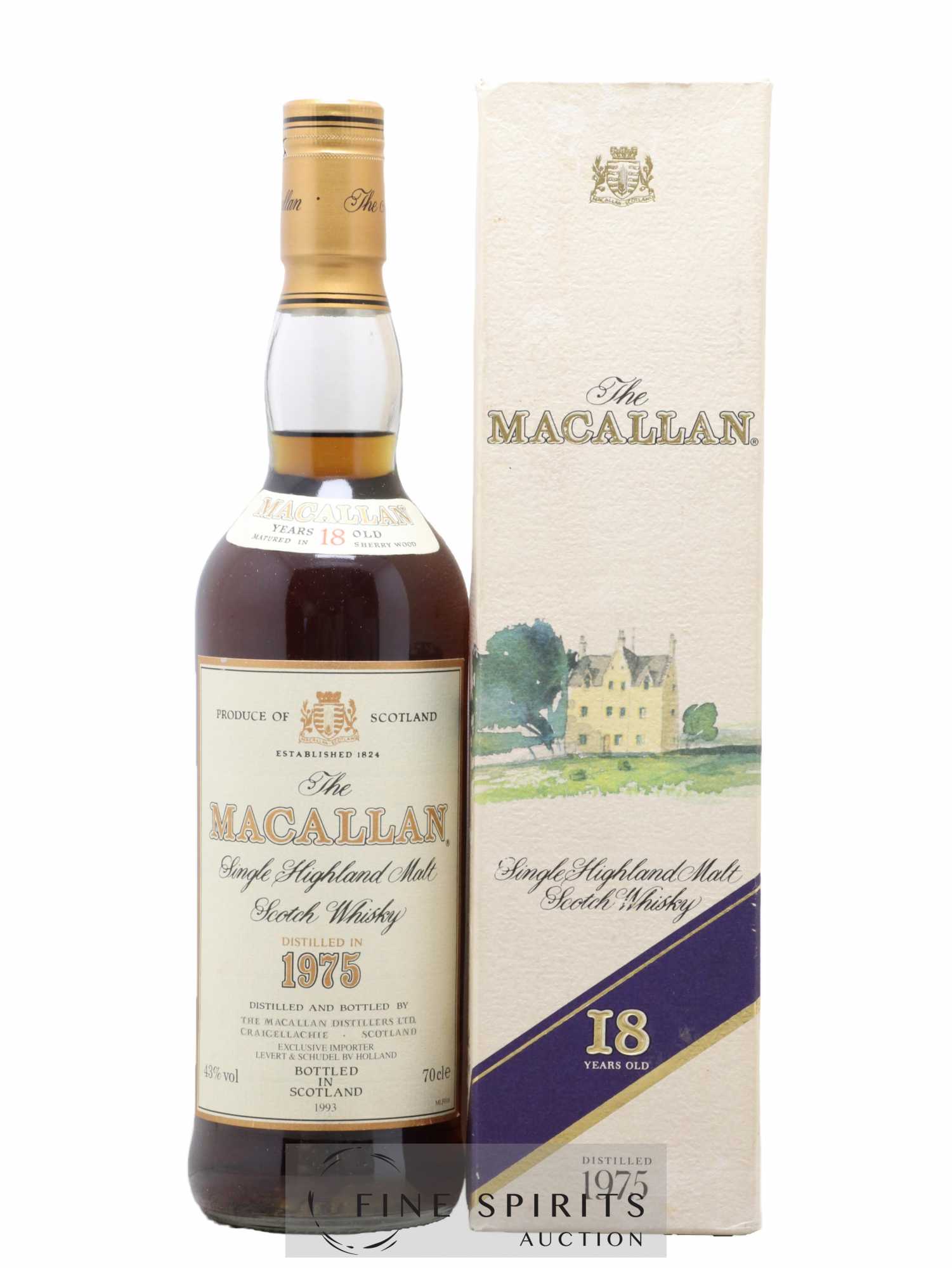 Macallan (The) 18 years 1975 Of. Sherry Wood Matured - bottled 1993