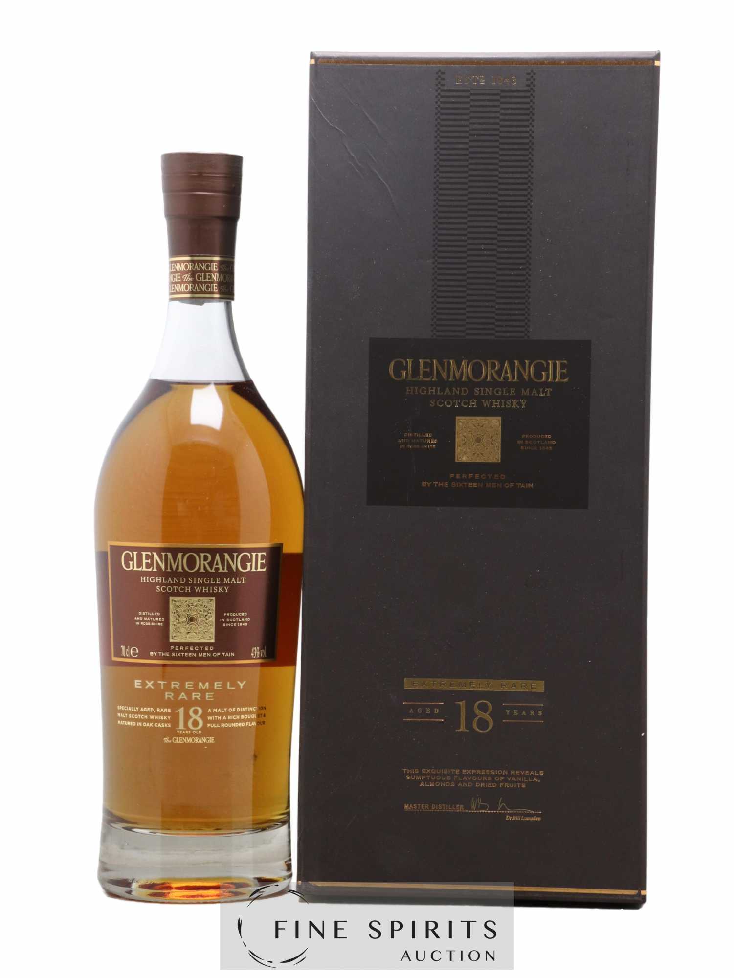 Glenmorangie 18 years Of. Extremely Rare Perfected by the Sixteen Men of Tain