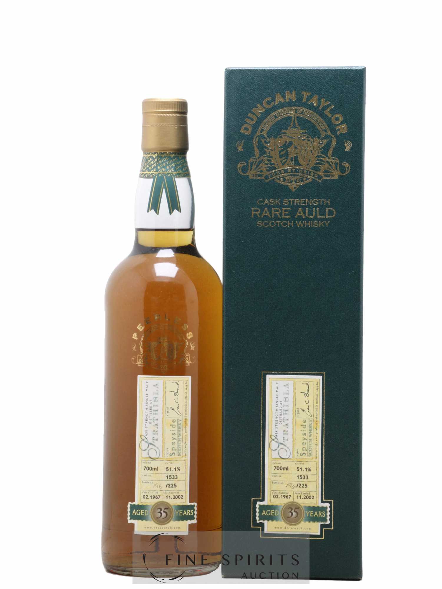 Strathisla 35 years 1967 Duncan Taylor Peerless Cask n°1533 - One of 225 - bottled 2002