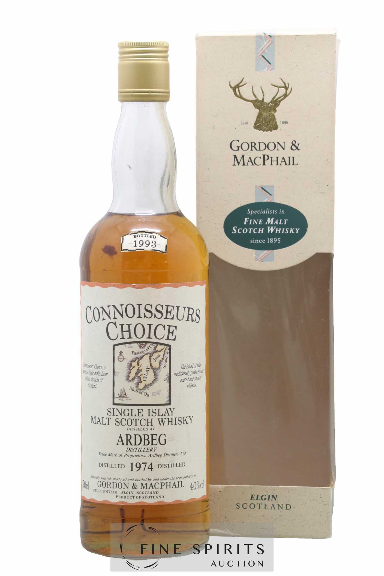 Ardbeg 1974 Gordon & MacPhail bottled 1993 Connoisseurs Choice